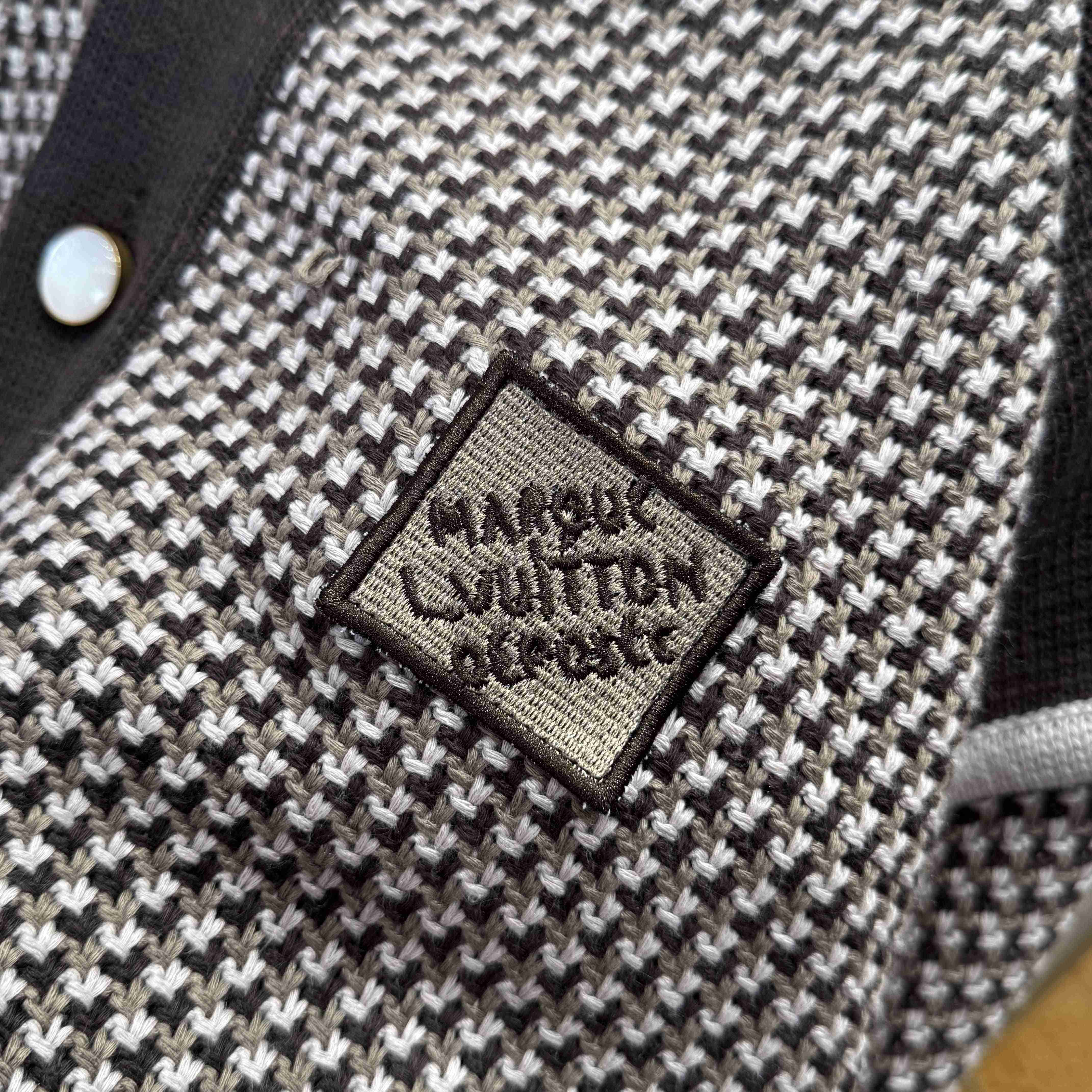 Louis Vuitton Knitted Cotton Jacquard Bomber   1AHC28 - DesignerGu