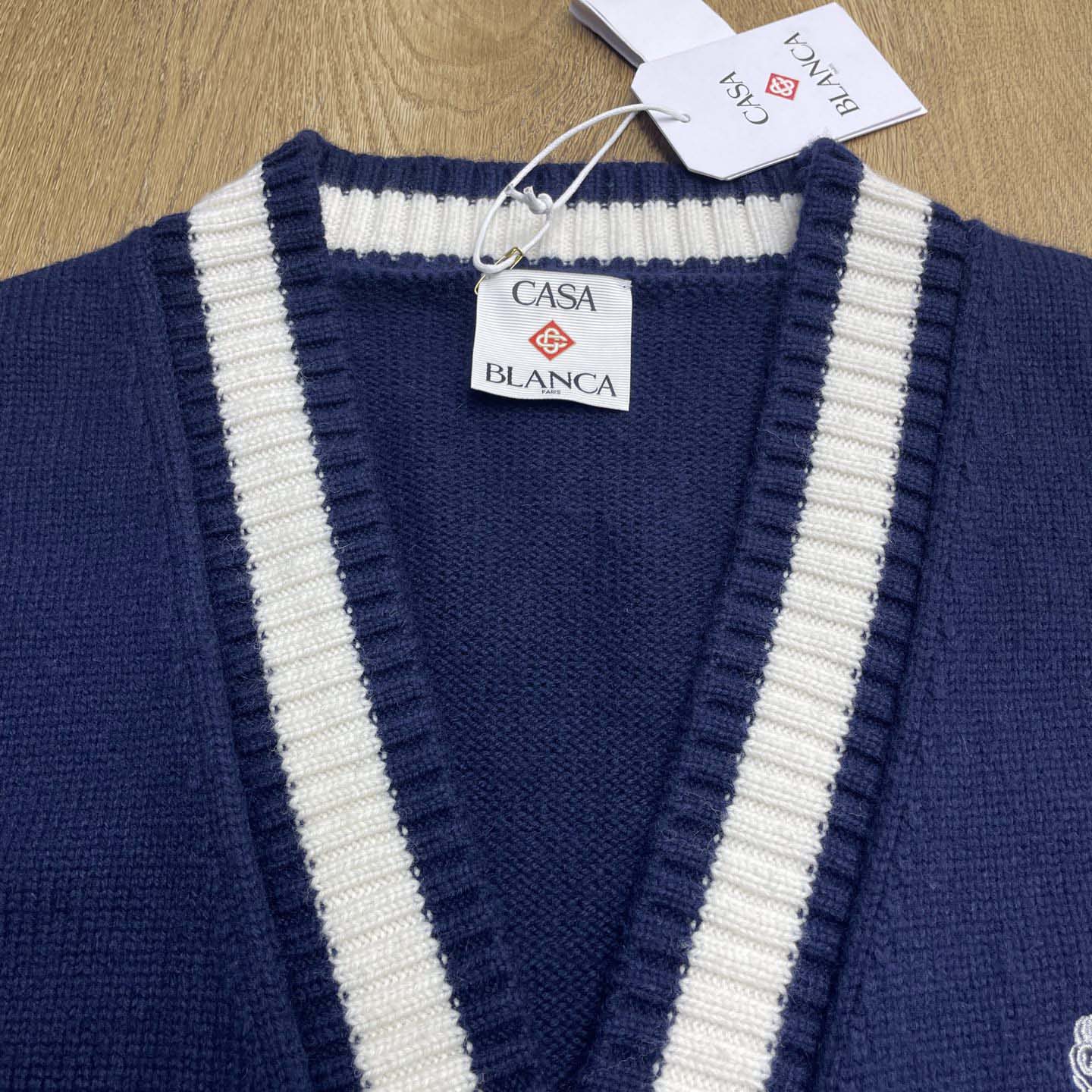 Casablanca Cashmere Cardigan   D0109 - DesignerGu