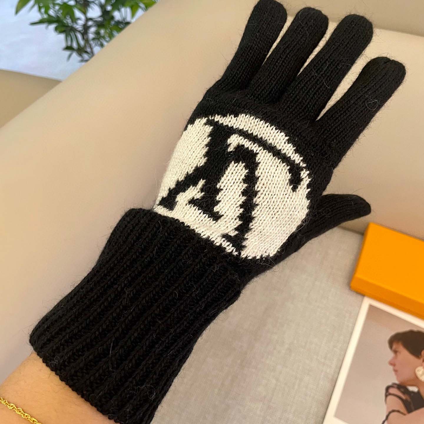 Louis Vuitton LV Medallion Gloves - DesignerGu