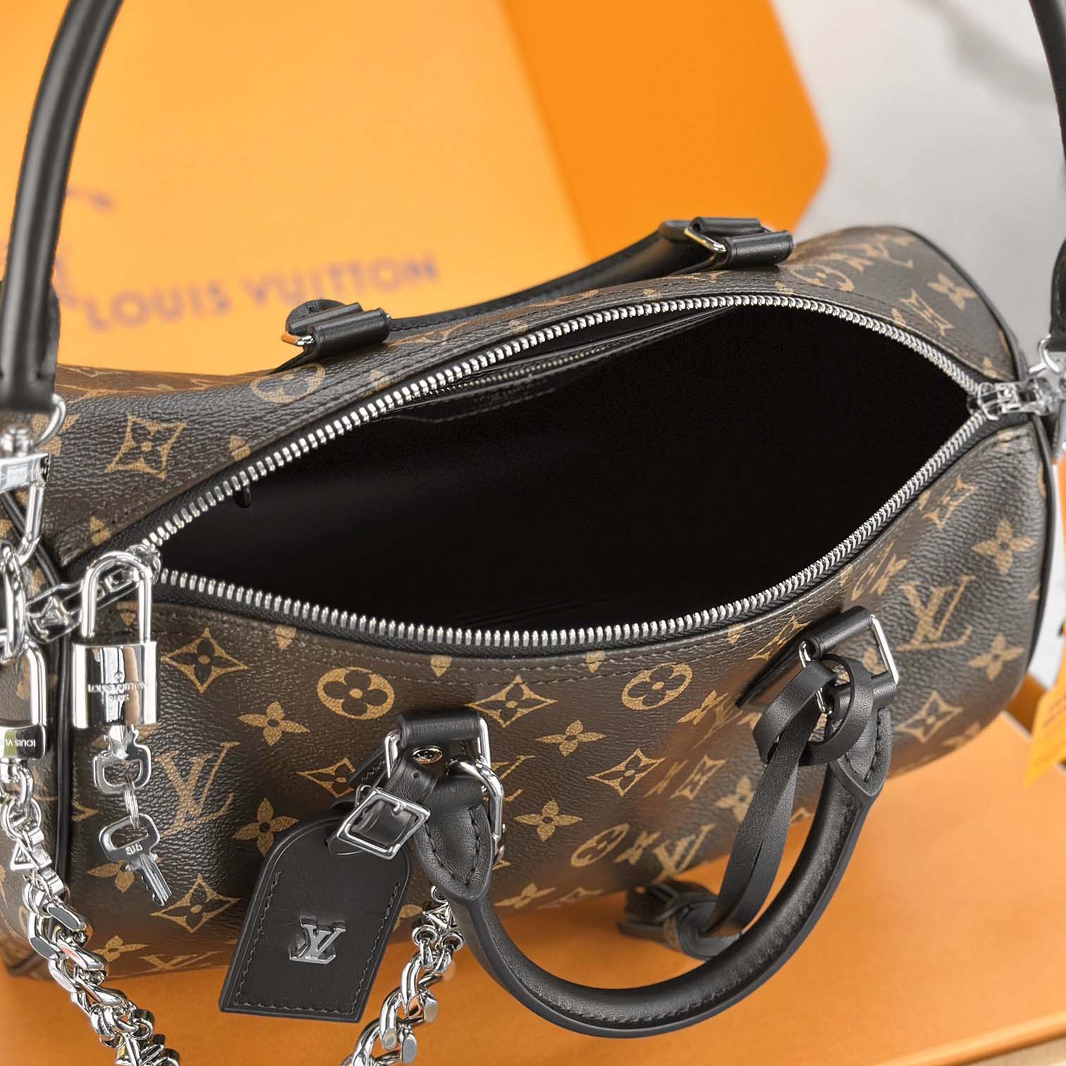 Louis Vuitton Speedy Soft 30 Dark   M12243 - DesignerGu
