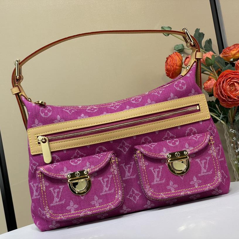 Louis Vuitton Monogram Denim Baggy PM Shoulder Bag  (30x22x13cm) - DesignerGu