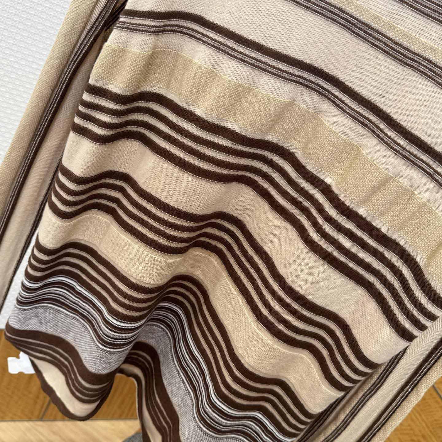 Bottega Veneta Men's Striped Linen-Blend Polo Shirt - DesignerGu