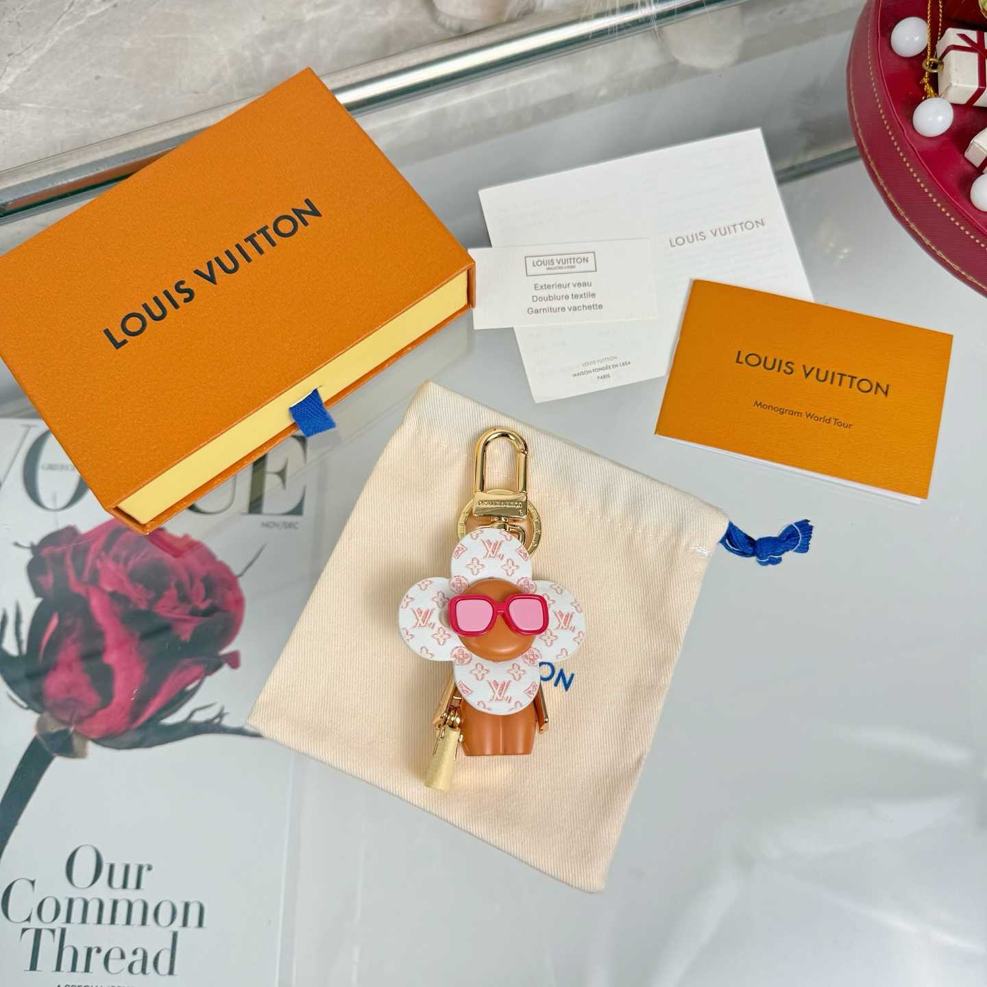 Louis Vuitton Summer Vivienne Bag Charm   M02591 - DesignerGu