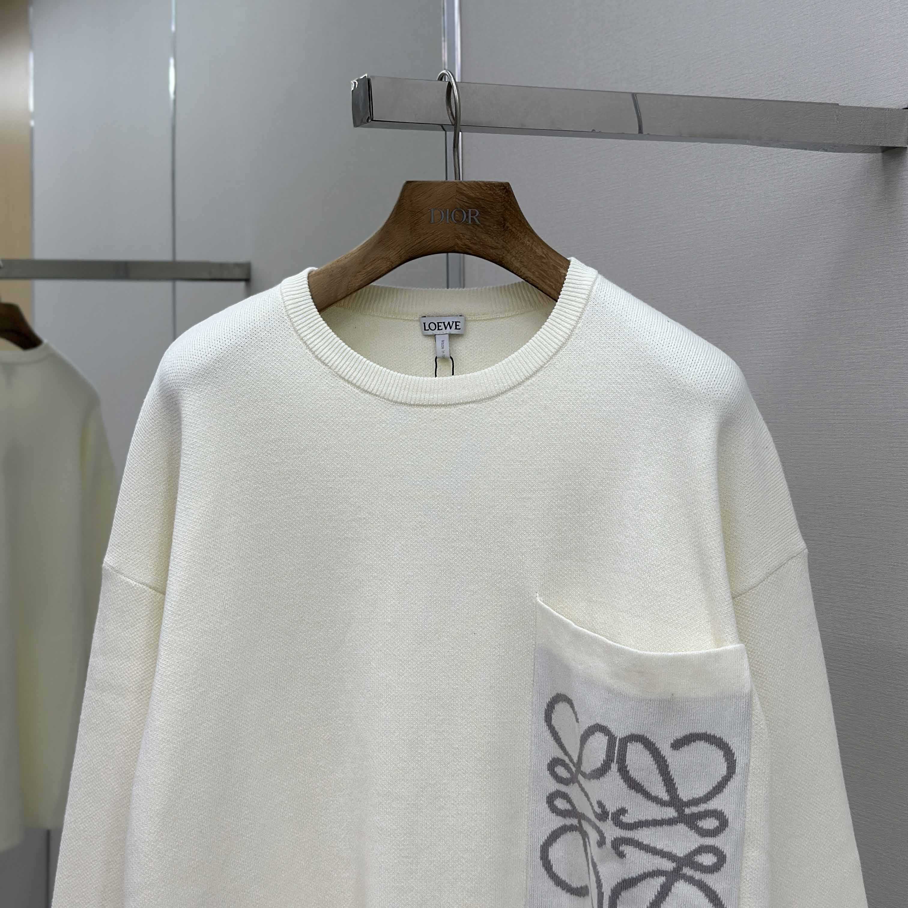 Loewe Sweater In Cotton Blend - DesignerGu