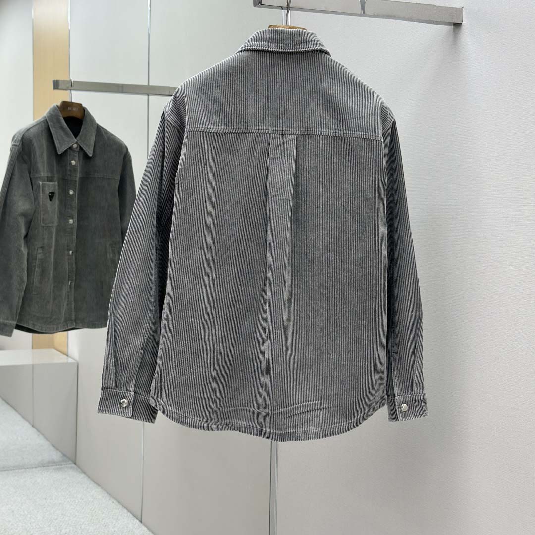 Prada Stretch Cotton Shirt And Pants - DesignerGu