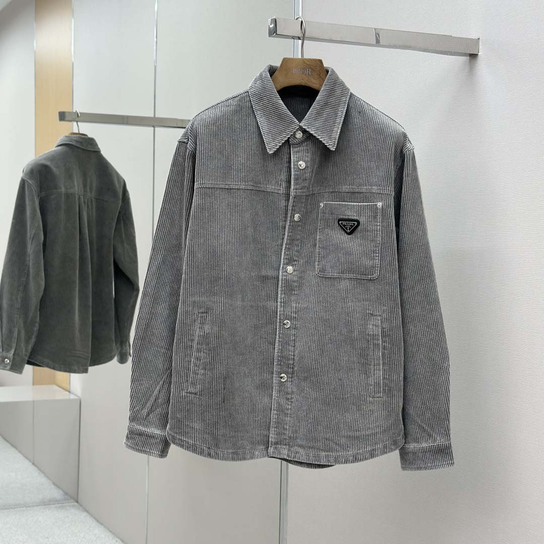 Prada Stretch Cotton Shirt And Pants - DesignerGu