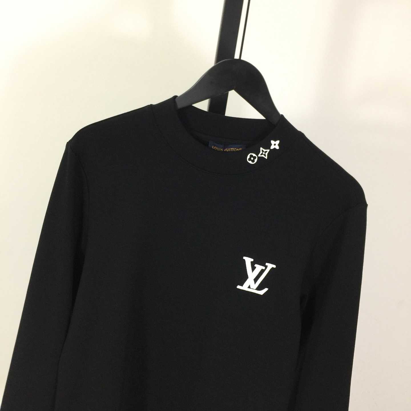 Louis Vuitton Embossed LV Long-Sleeved T-Shirt - DesignerGu