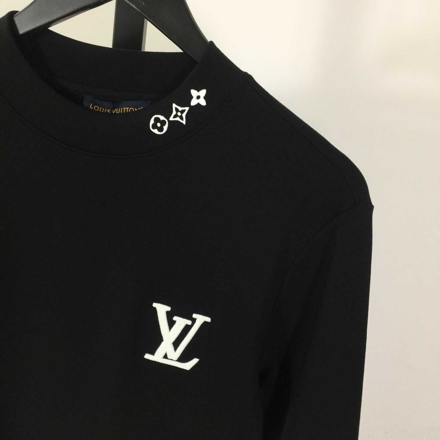 Louis Vuitton Embossed LV Long-Sleeved T-Shirt - DesignerGu