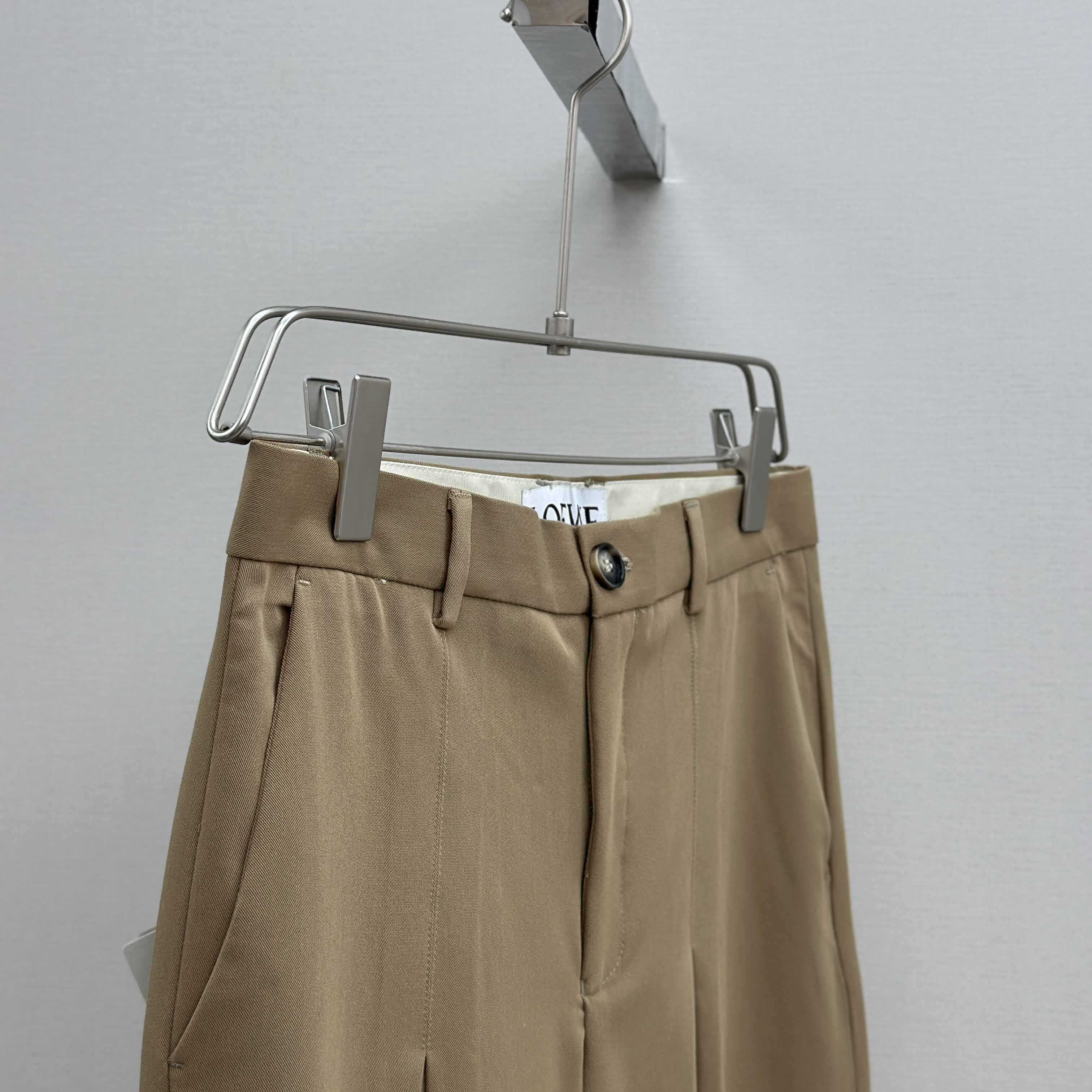 Loewe Low Crotch Trousers In Cotton - DesignerGu