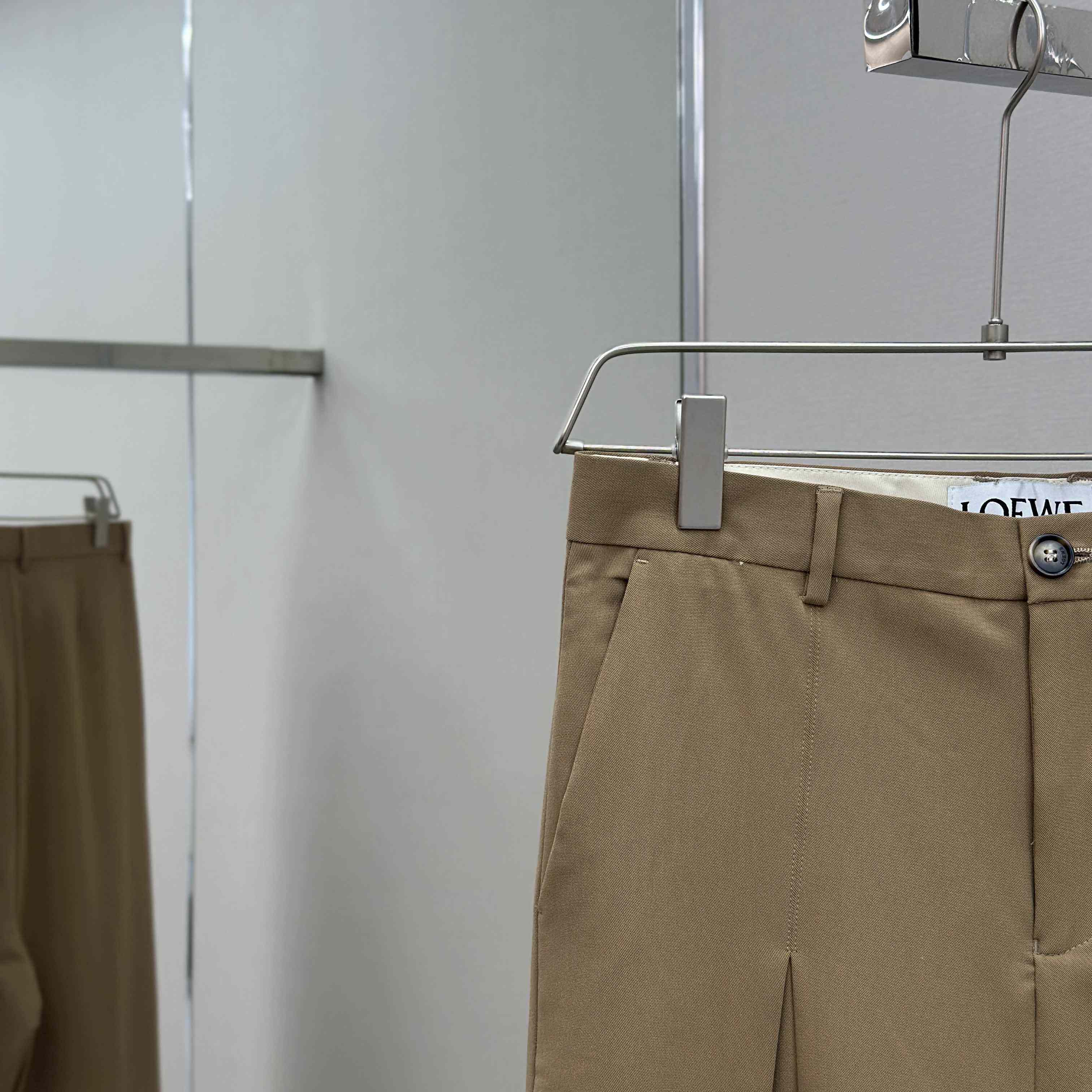 Loewe Low Crotch Trousers In Cotton - DesignerGu