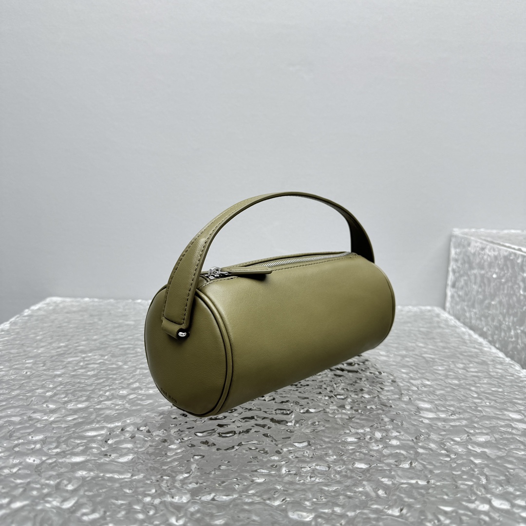 The Row Round 90's Bag In Leather - DesignerGu