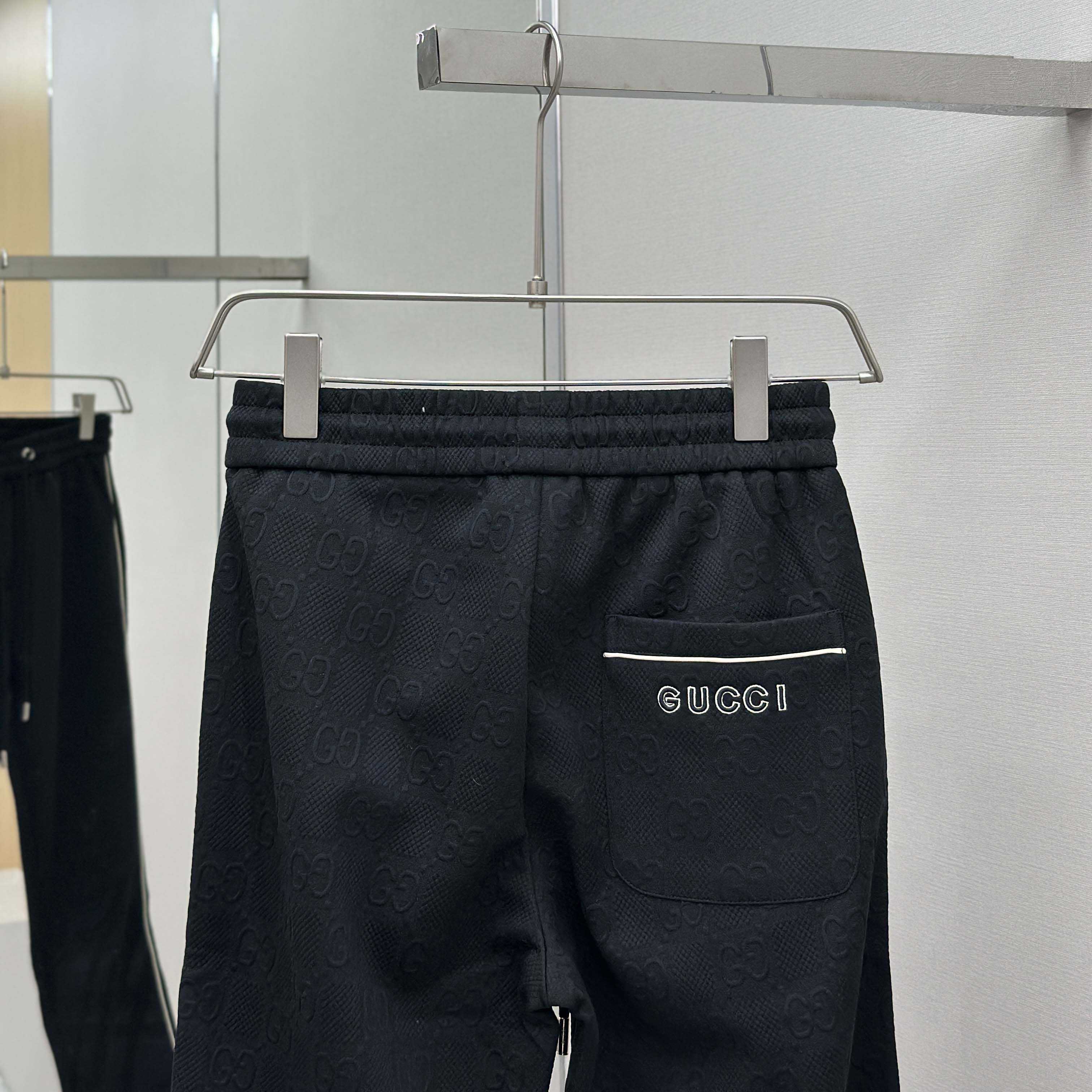 Gucci Black Cotton Pants - DesignerGu
