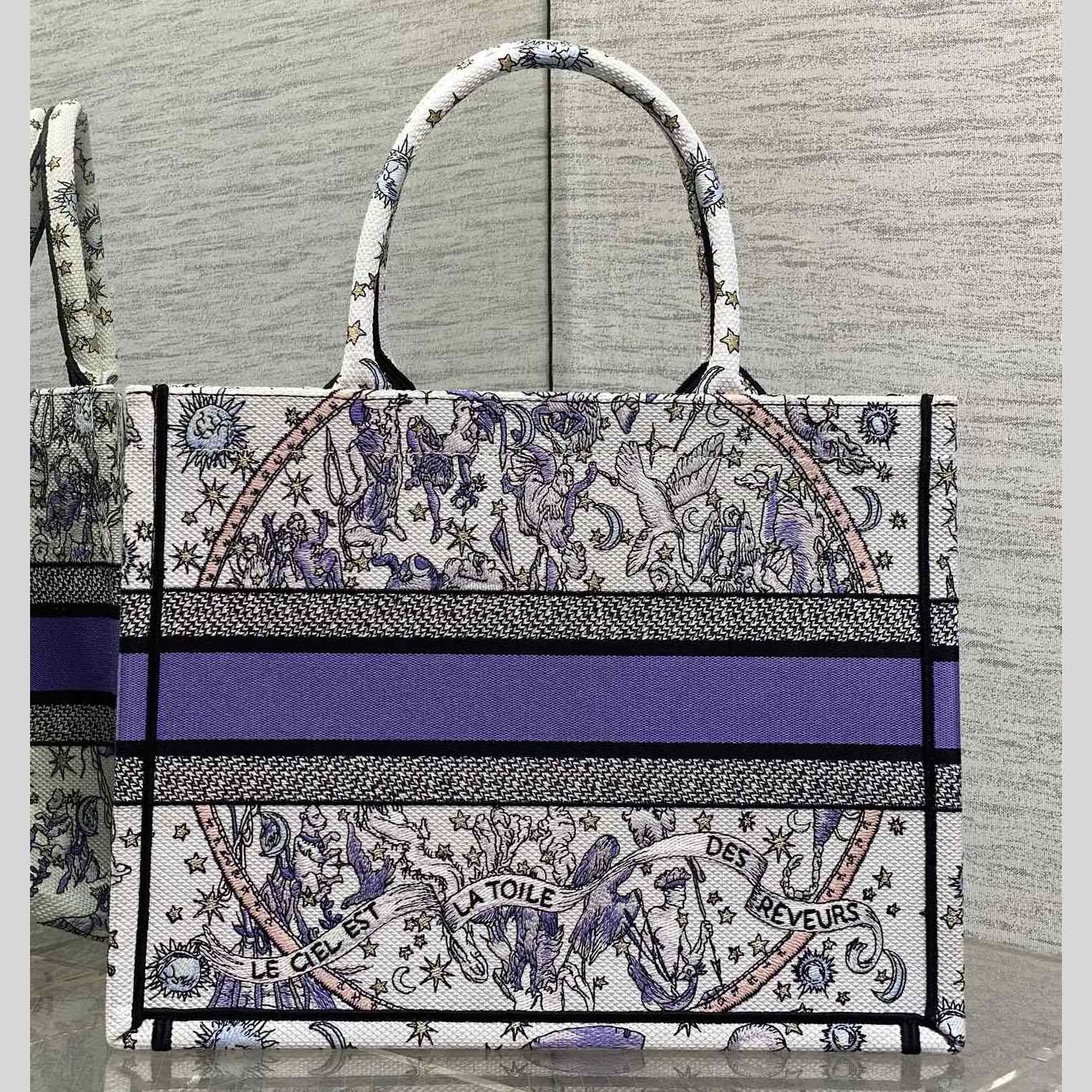 Dior Lucky Medium Dior Book Tote - DesignerGu