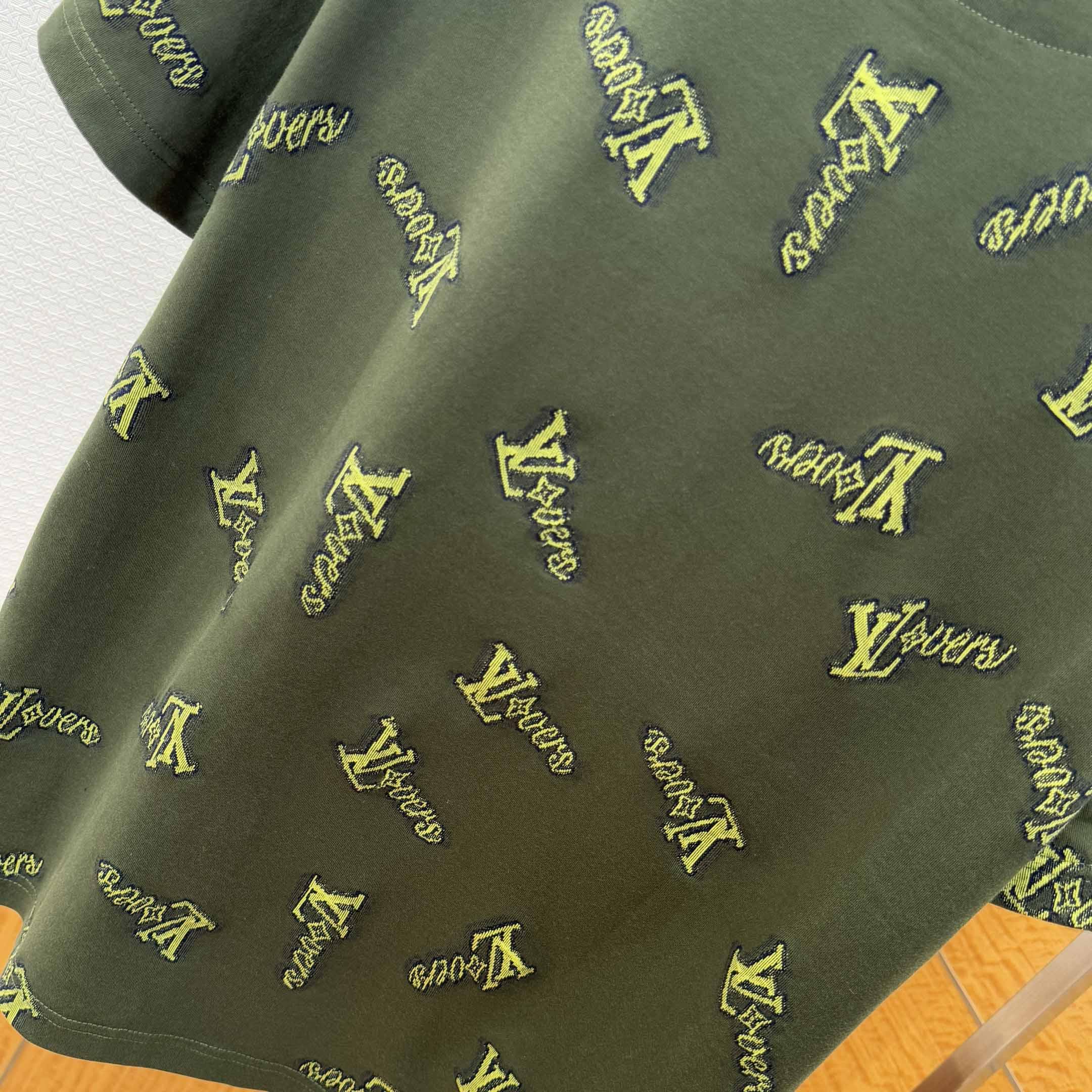 Louis Vuitton Jacquard Cotton T-Shirt   1AGJYS - DesignerGu