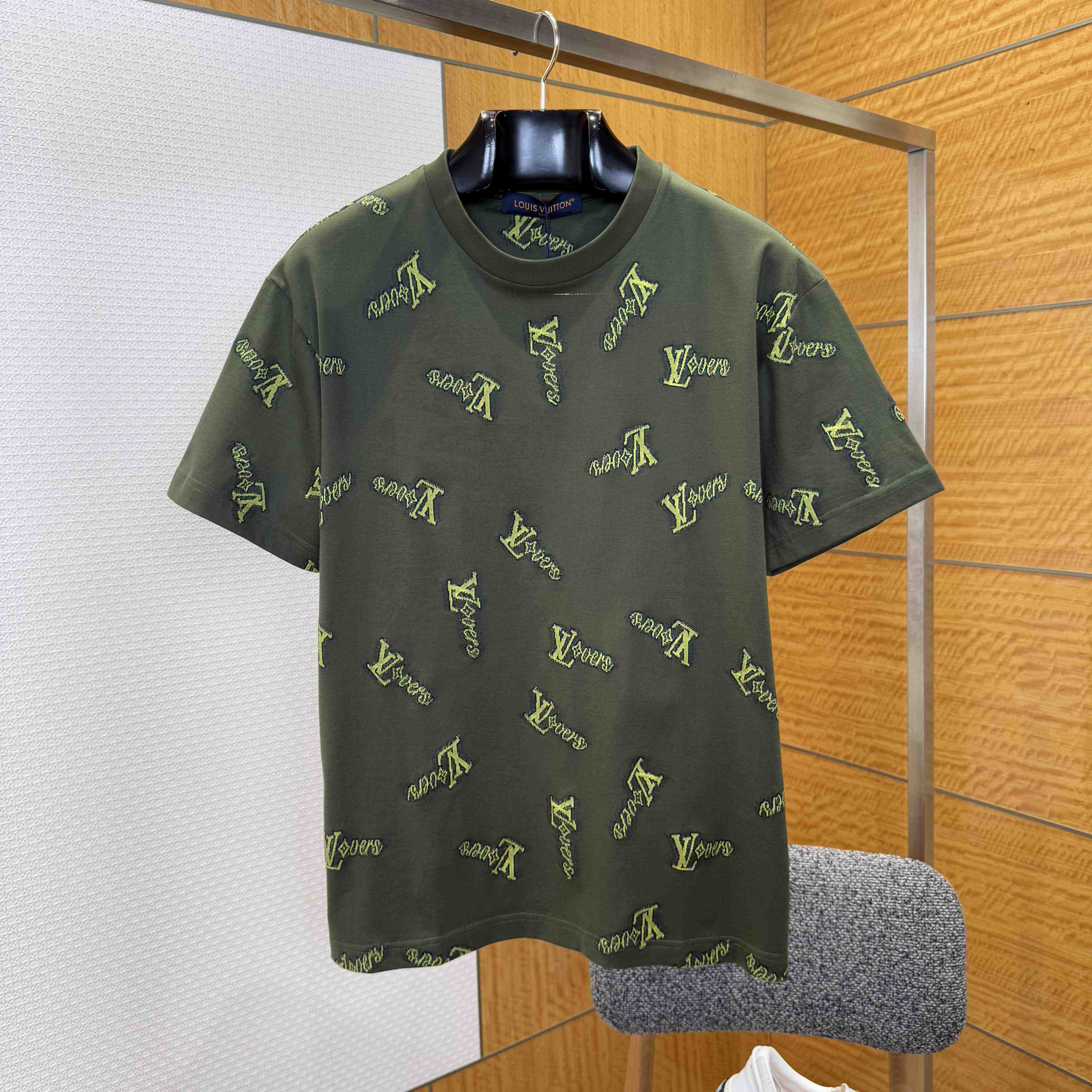 Louis Vuitton Jacquard Cotton T-Shirt   1AGJYS - DesignerGu