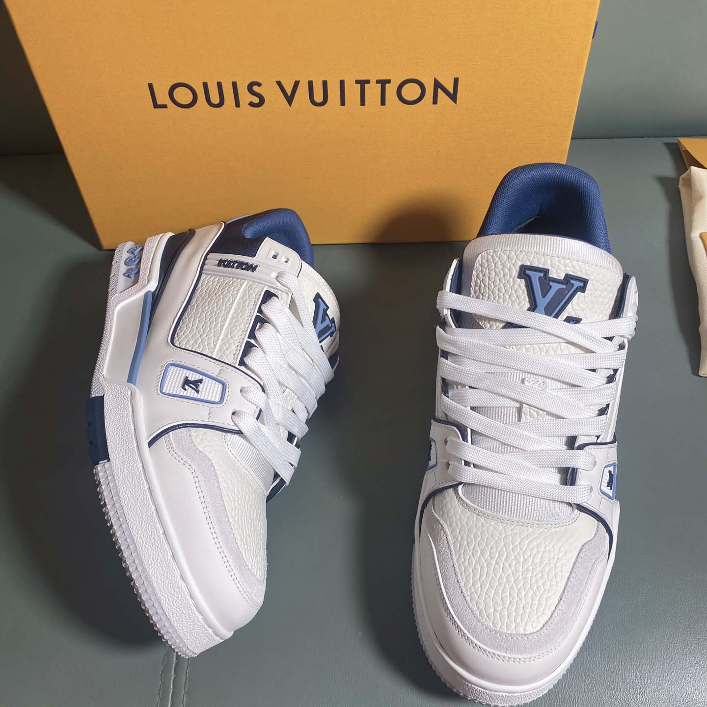 Louis Vuitton LV Trainer Sneaker     - DesignerGu