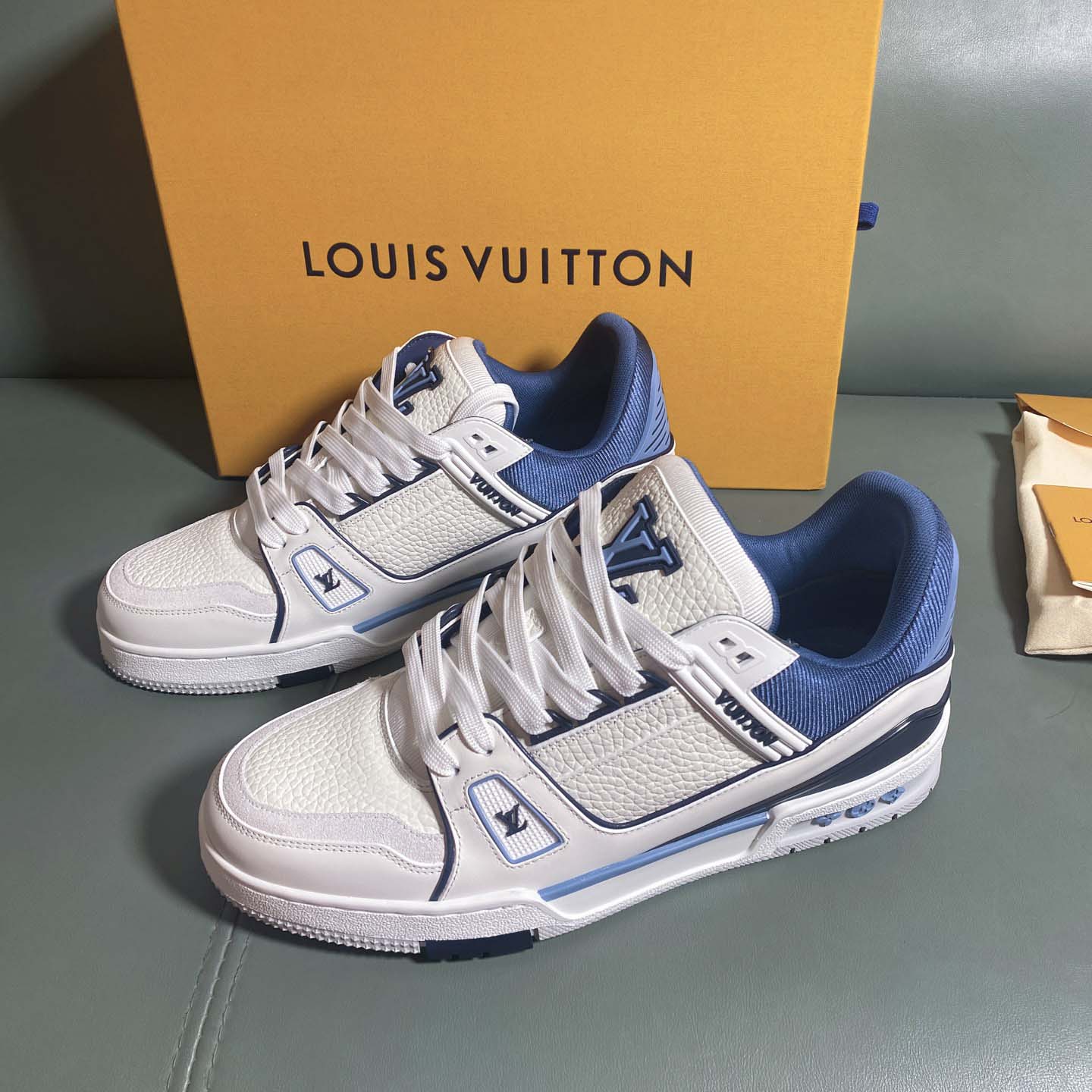Louis Vuitton LV Trainer Sneaker     - DesignerGu