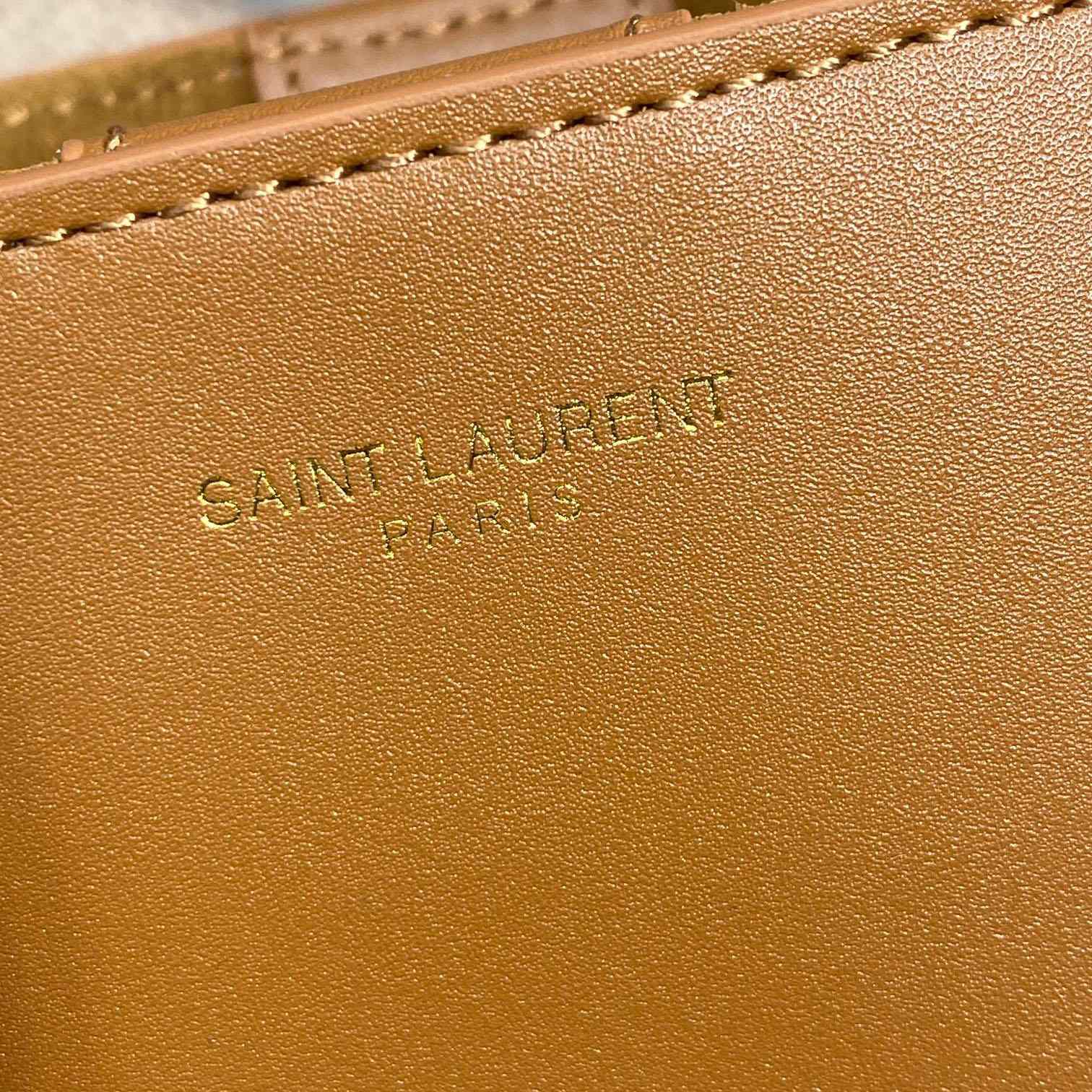 Saint Laurent Mini Toy Shopping Saint Laurent In Box Leather - DesignerGu