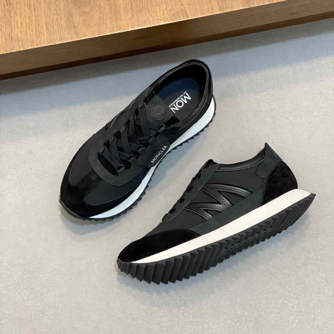 Moncler Pacey2 Suede & Nubuck Trainers - DesignerGu