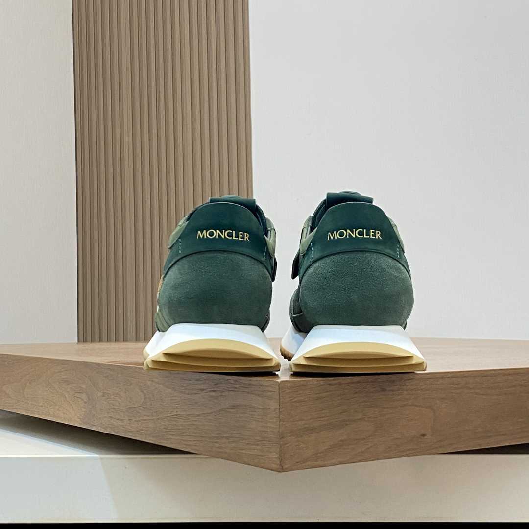 Moncler Pacey2 Suede & Nubuck Trainers - DesignerGu