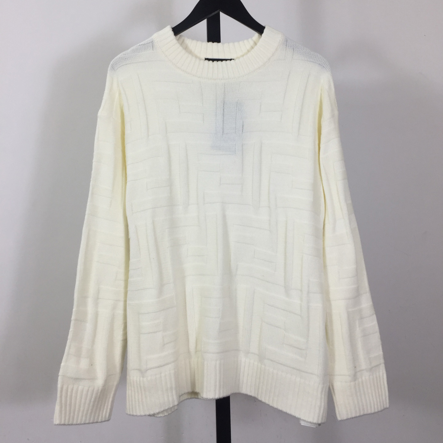 Fendi White Wool Pullover - DesignerGu