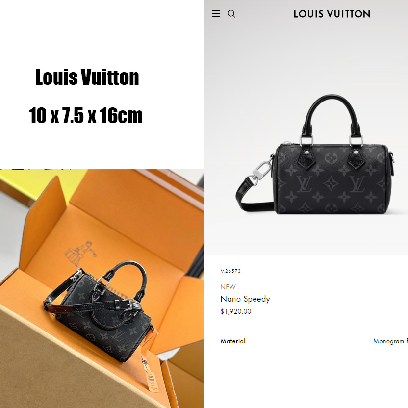 Louis Vuitton Nano Speedy   M26573 - DesignerGu