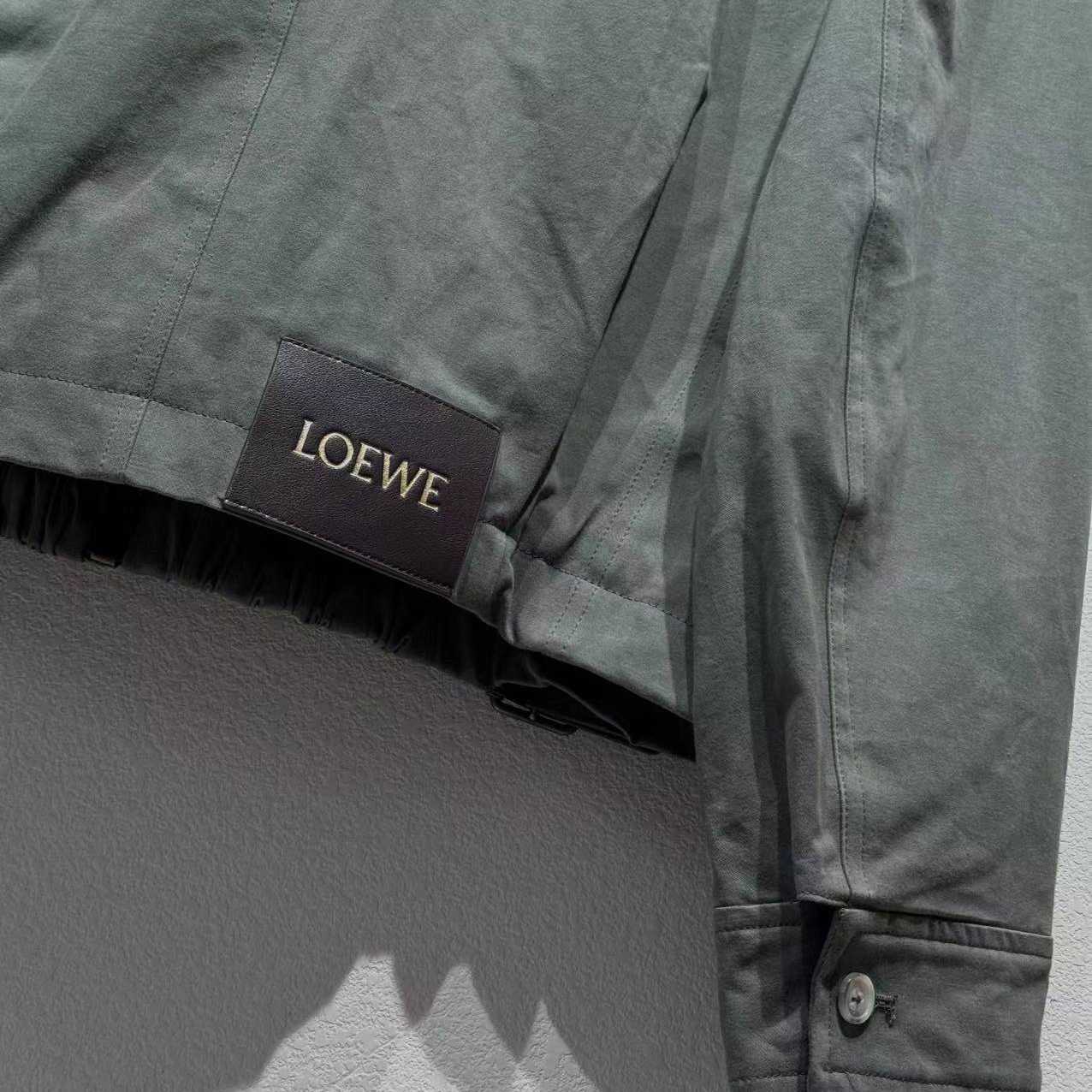 Loewe Belted Jacket In Cotton - DesignerGu