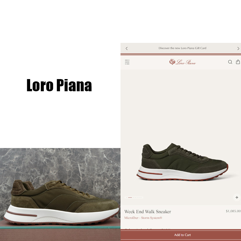 Loro Piana Week End Walk Sneaker  - DesignerGu