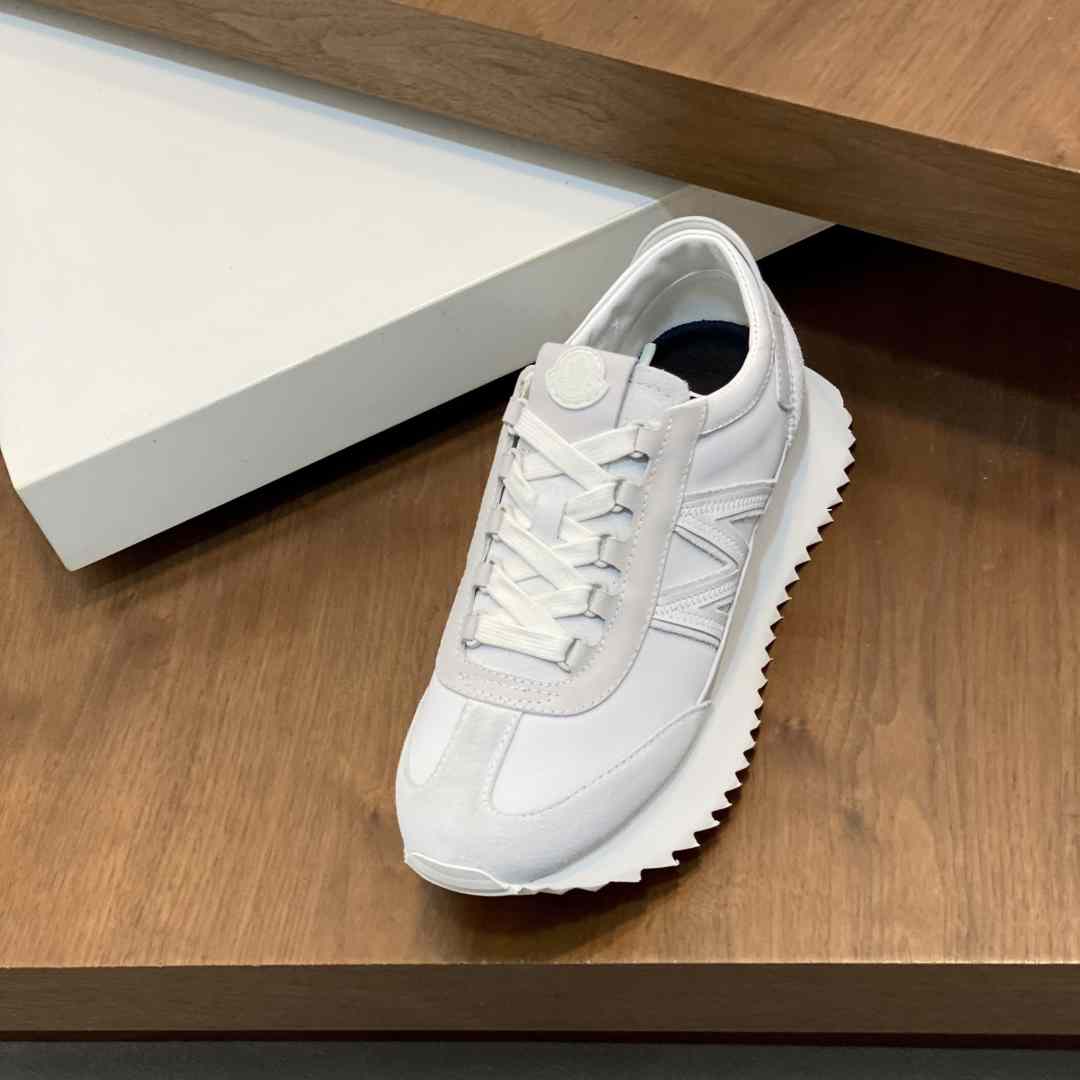 Moncler Pacey2 Suede & Nubuck Trainers - DesignerGu