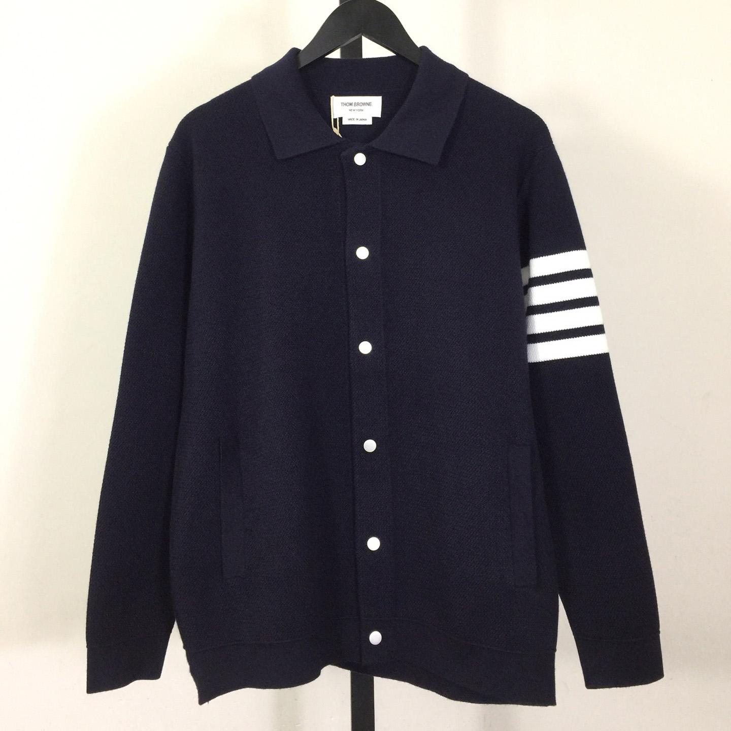 Thom Browne 4-Bar Cardigan - DesignerGu