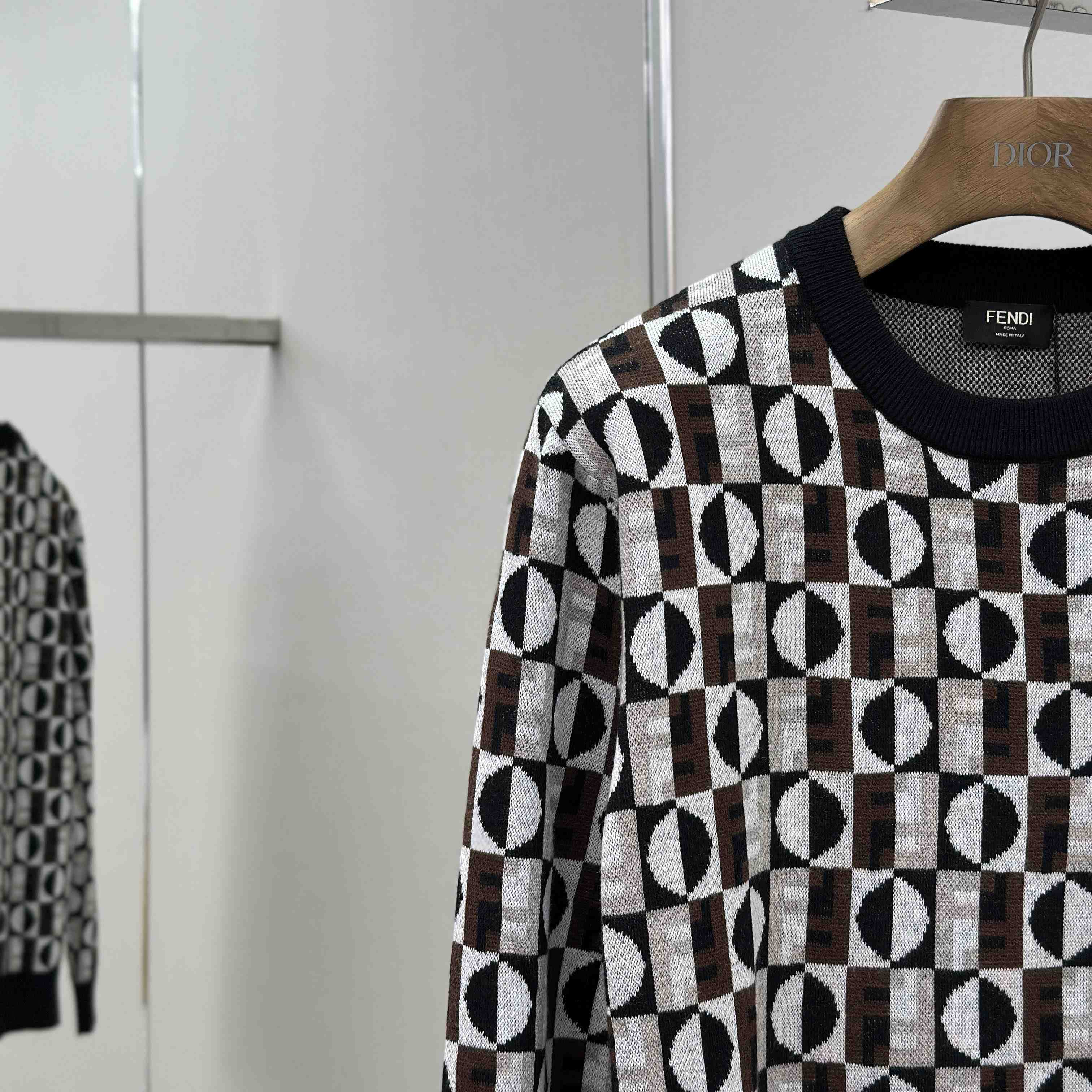 Fendi Multicolour Wool Jumper - DesignerGu