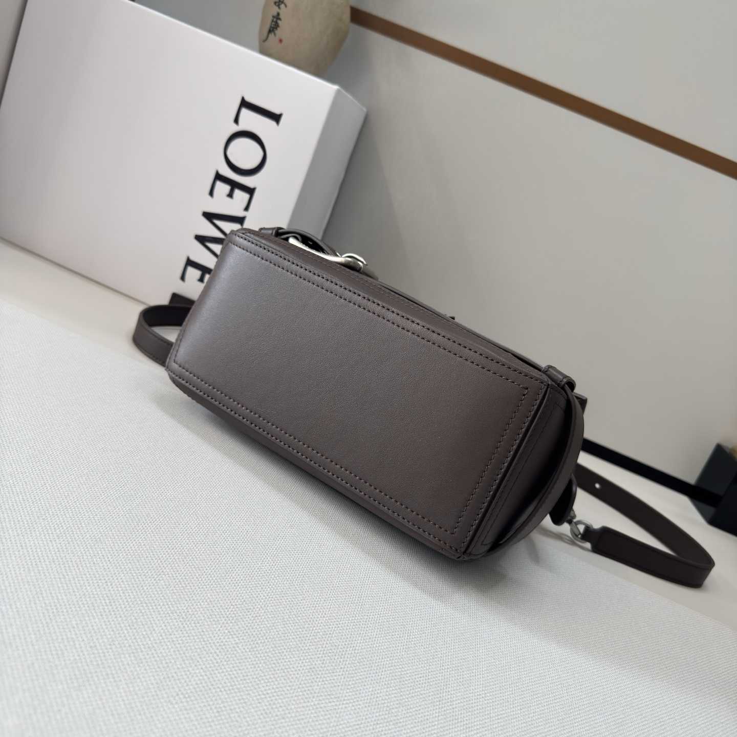 Loewe Small Puzzle Biker Bag In Shiny Calfskin - DesignerGu