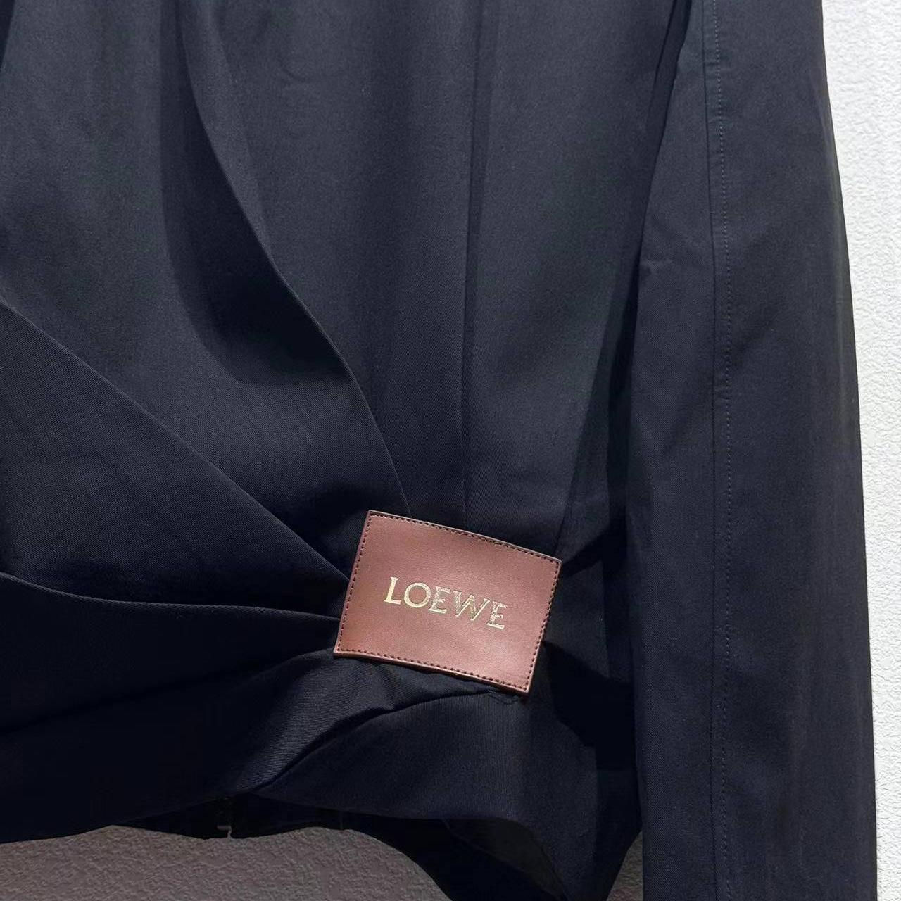 Loewe Draped Jacket In Cotton And Silk - DesignerGu