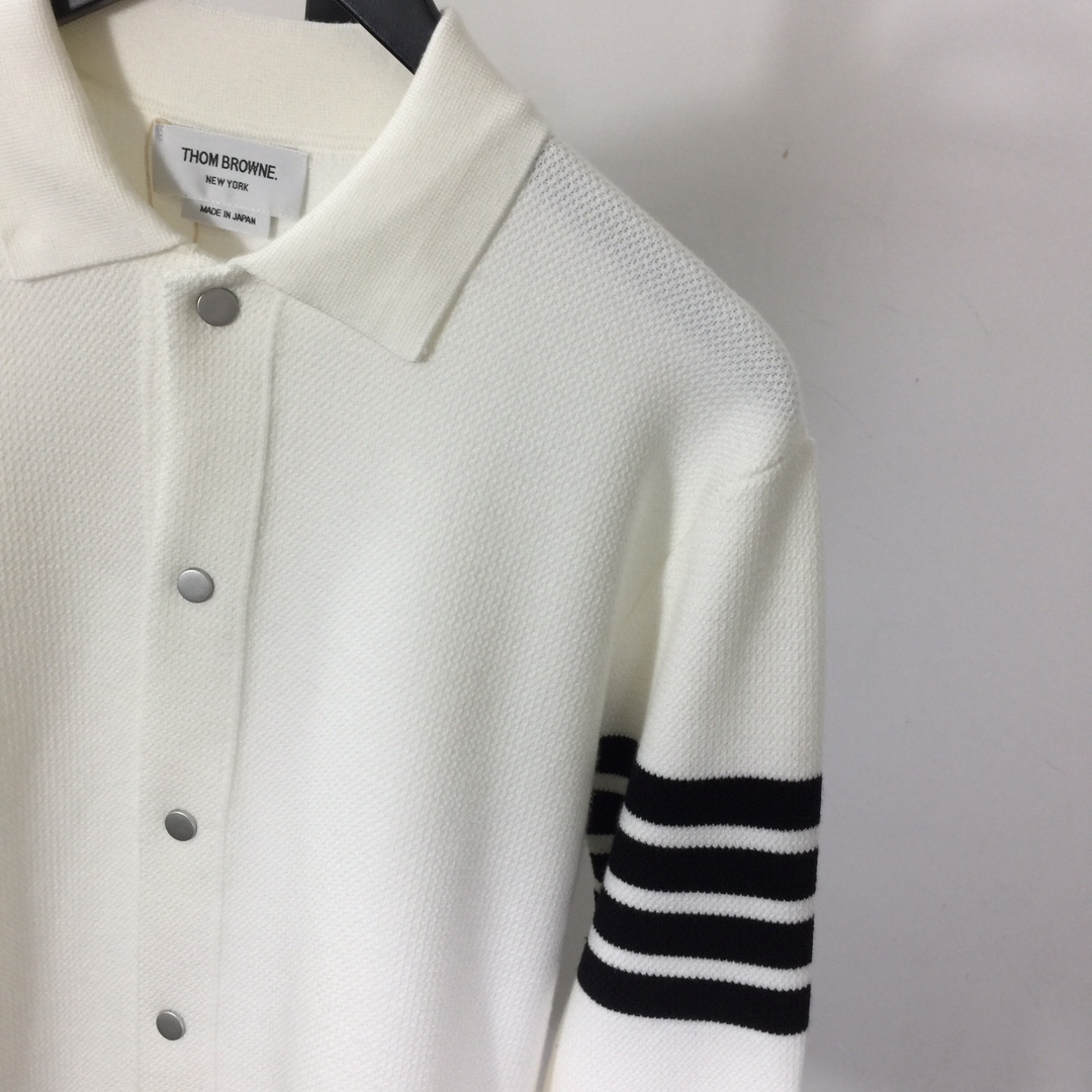 Thom Browne 4-Bar Cardigan - DesignerGu