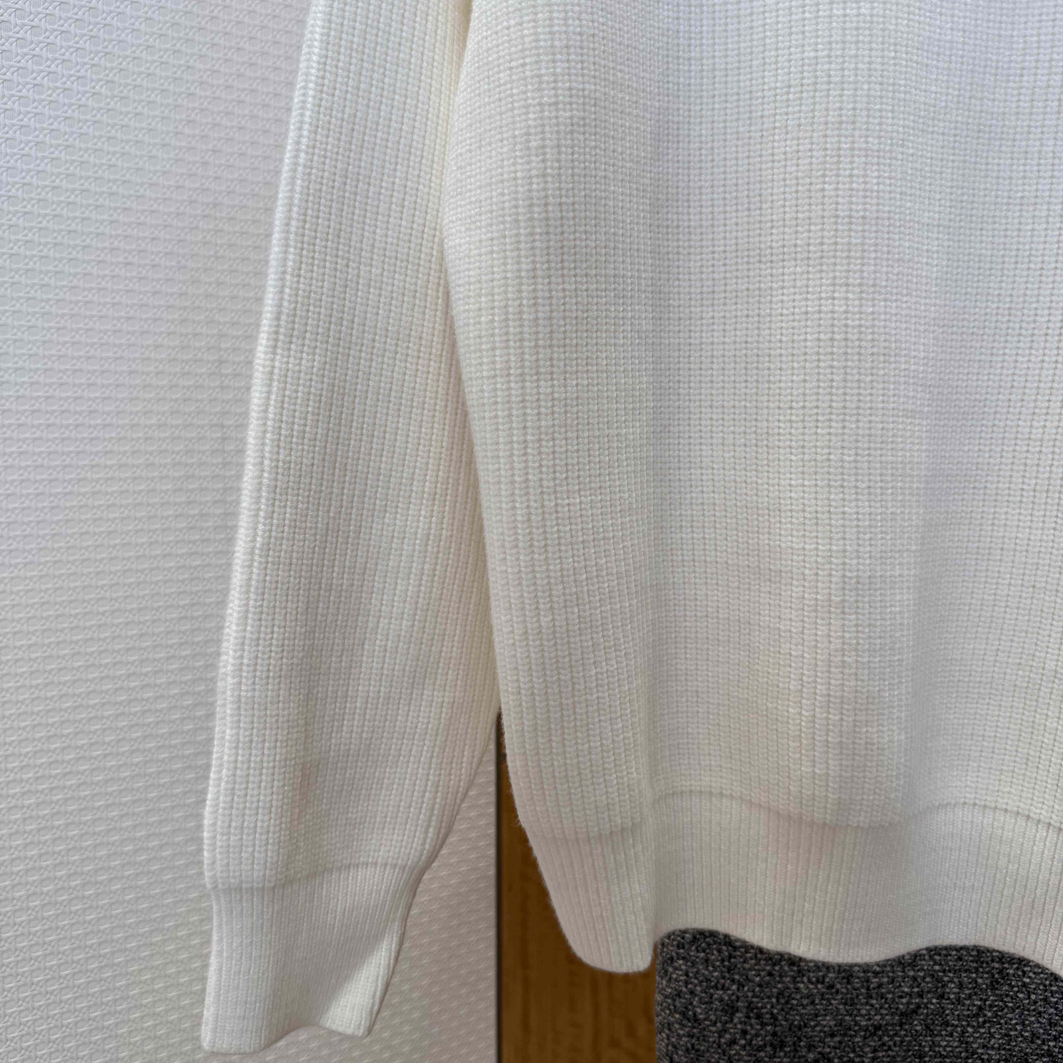 Balenciaga Logo-patch Stretch-wool Jumper - DesignerGu