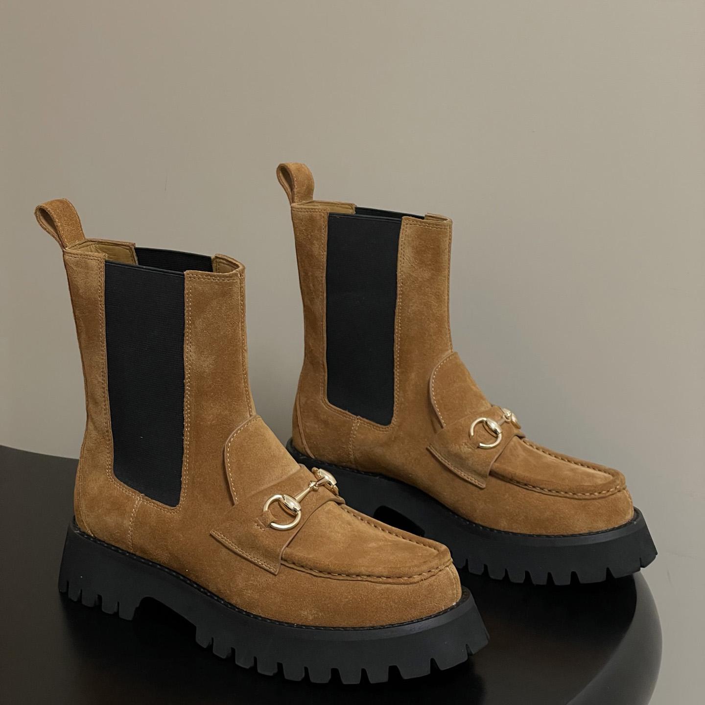 Gucci Women's Ankle Boot With Horsebit - DesignerGu