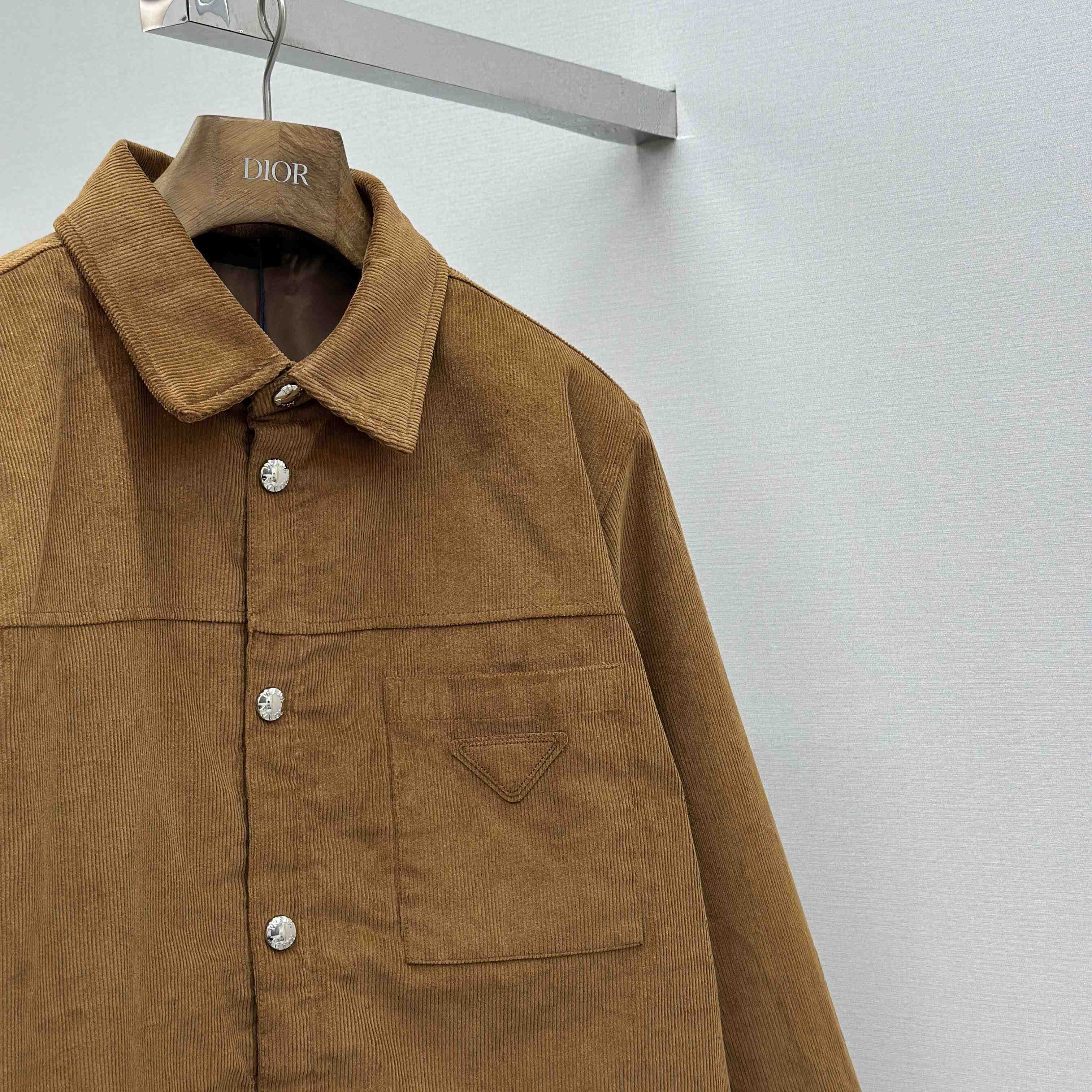Prada Corduroy Shirt - DesignerGu