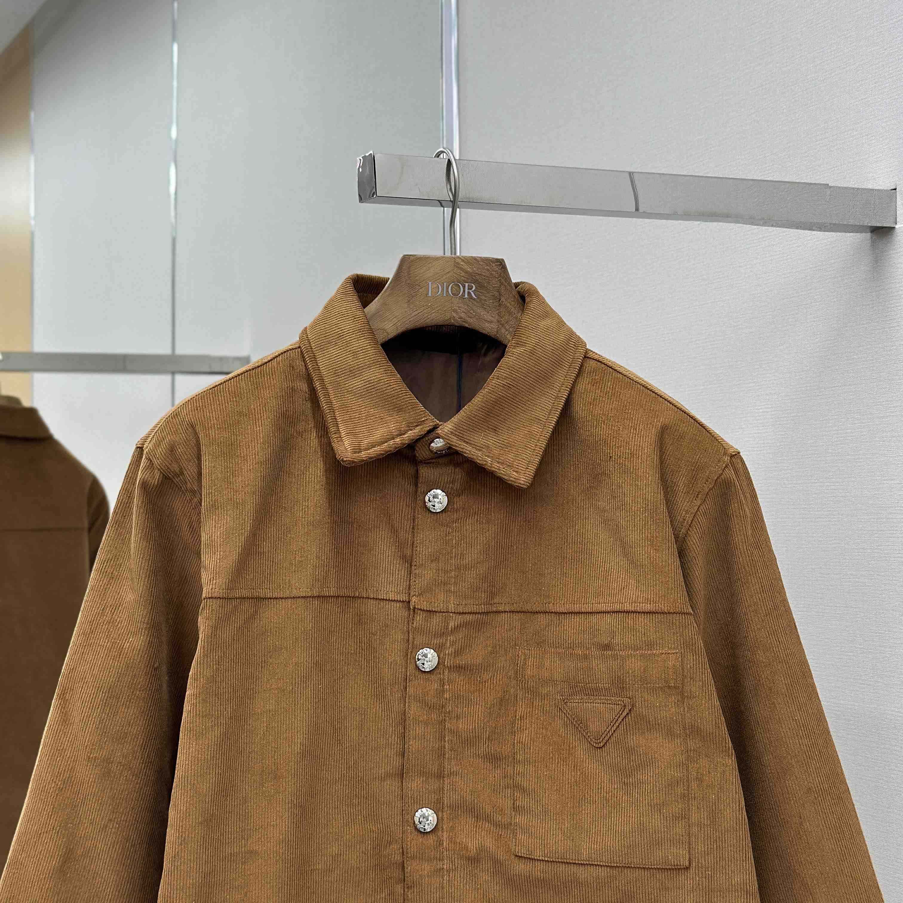 Prada Corduroy Shirt - DesignerGu