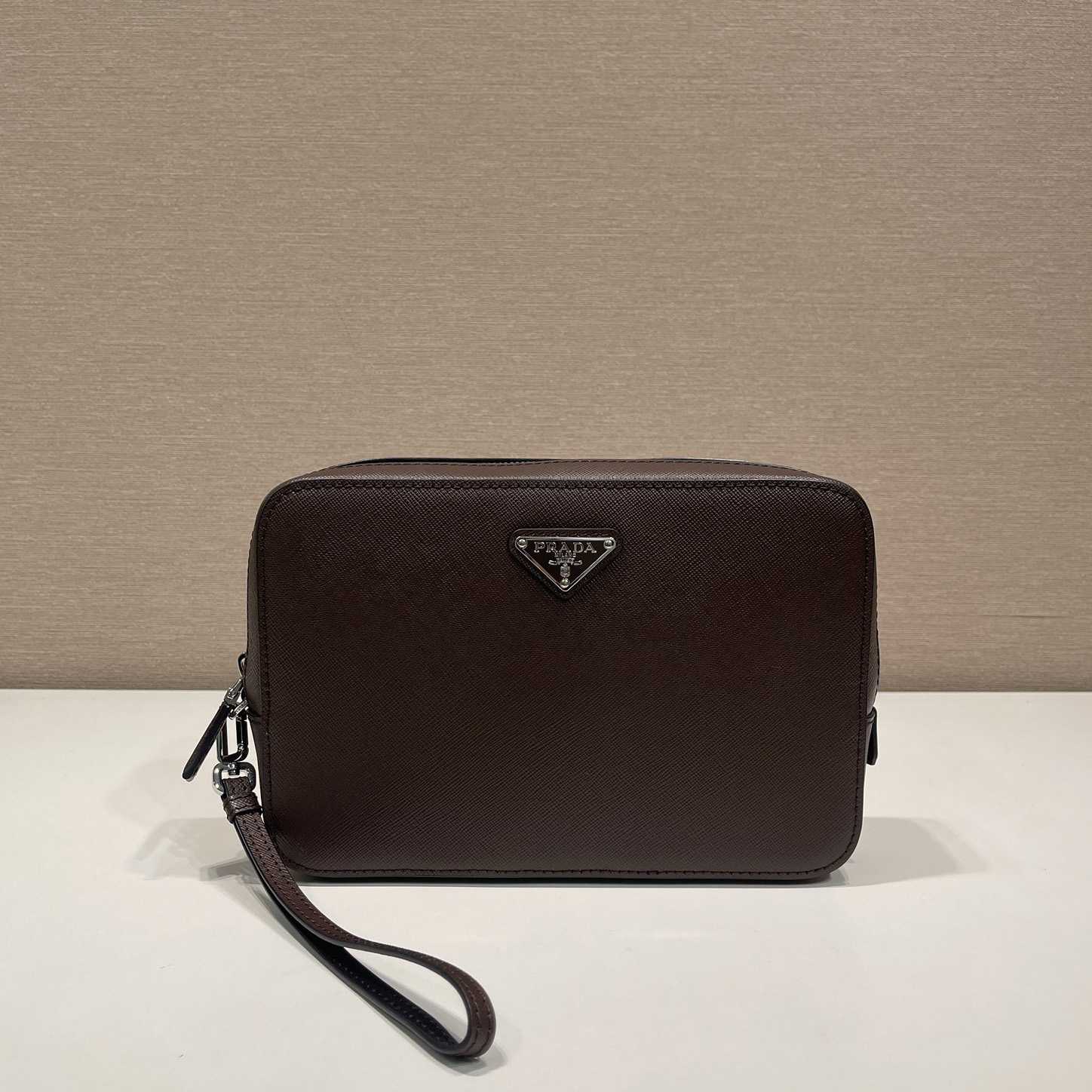 Prada Leather Clutch Bag (23.5*15.5*6.5cm) - DesignerGu