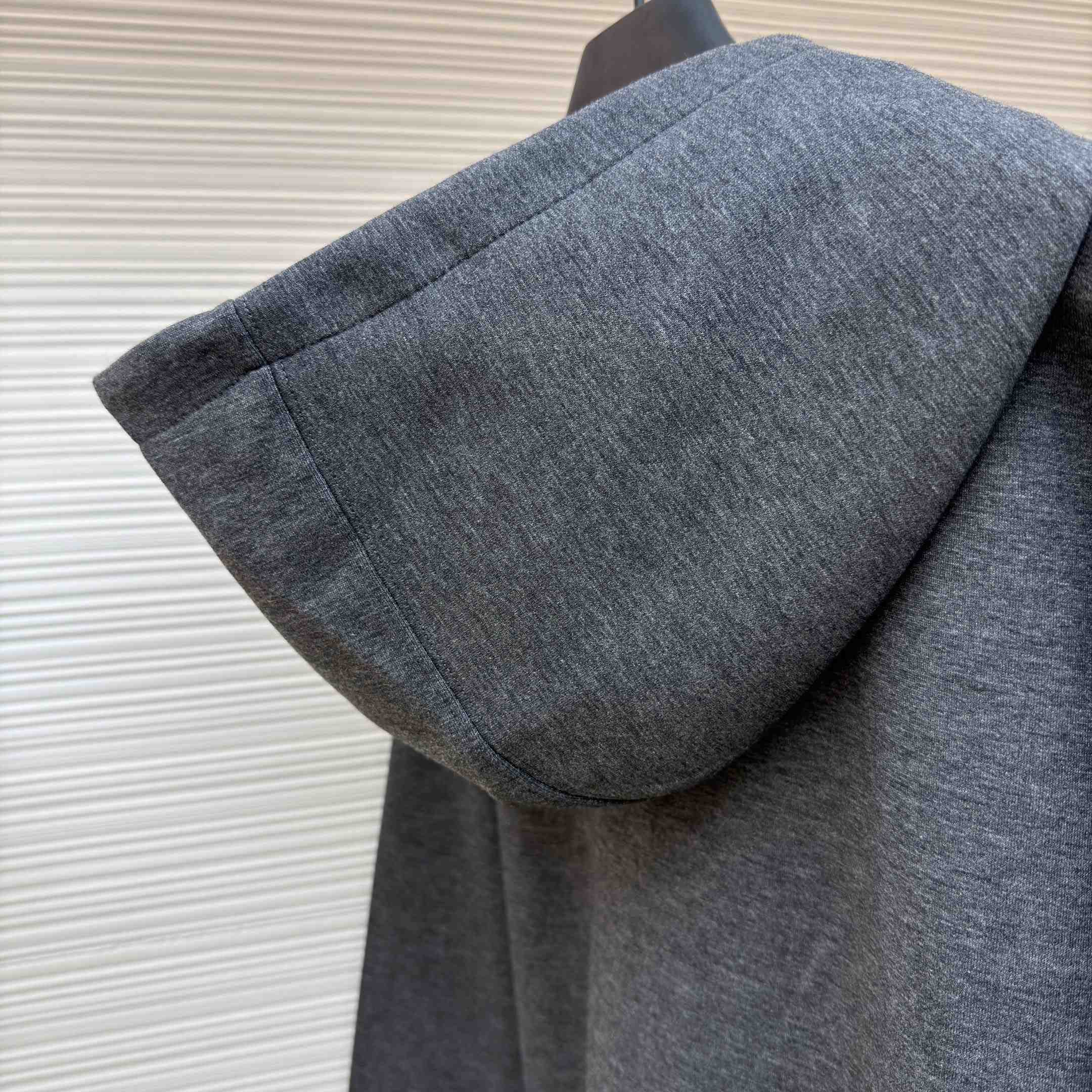 Fendi Dark Gray Cotton Sweatshirt - DesignerGu