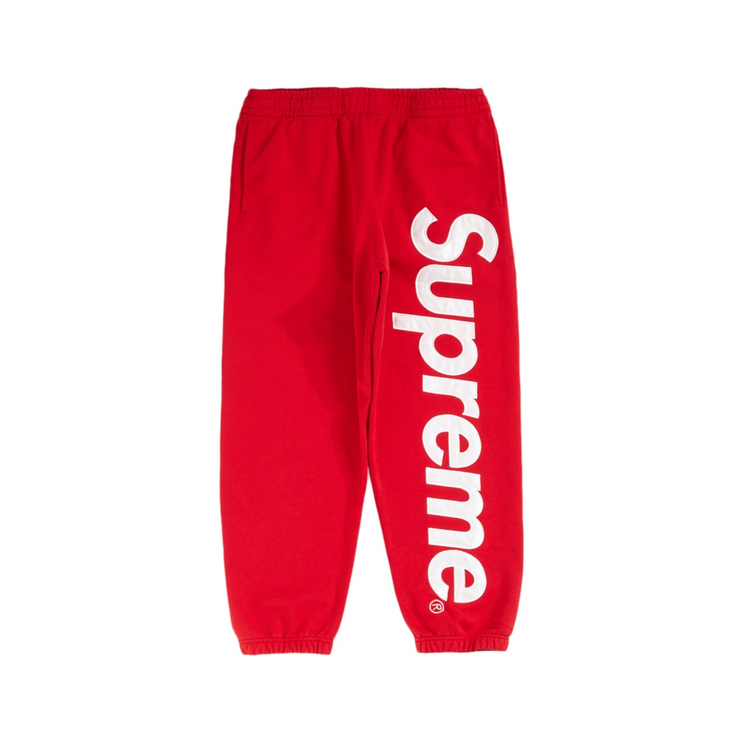 Supreme Satin Appliqué Sweatpant - DesignerGu