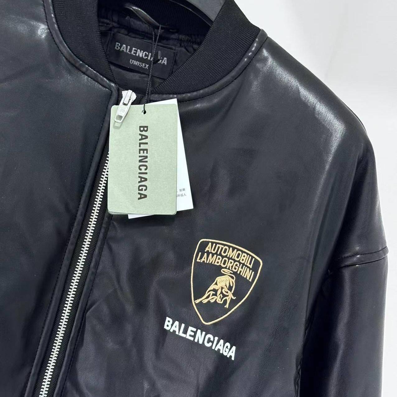 Balenciaga Automobil Lamborghini Oversized Bomber Jacket - DesignerGu
