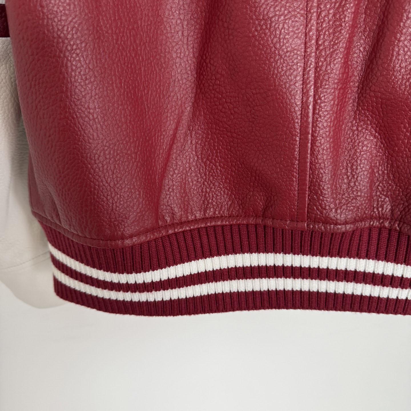 Thom Browne 4-bar Leather Bomber Jacket - DesignerGu