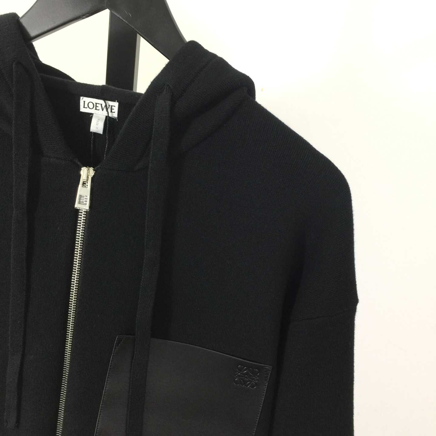 Loewe Zip-up Hoodie In Wool - DesignerGu