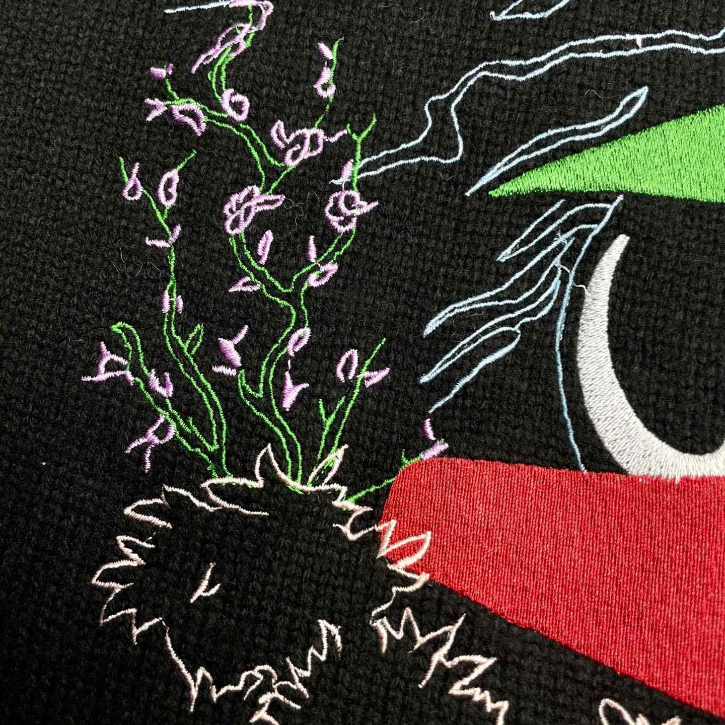 Casablanca Embroidered Panel Cardigan   Z6035 - DesignerGu