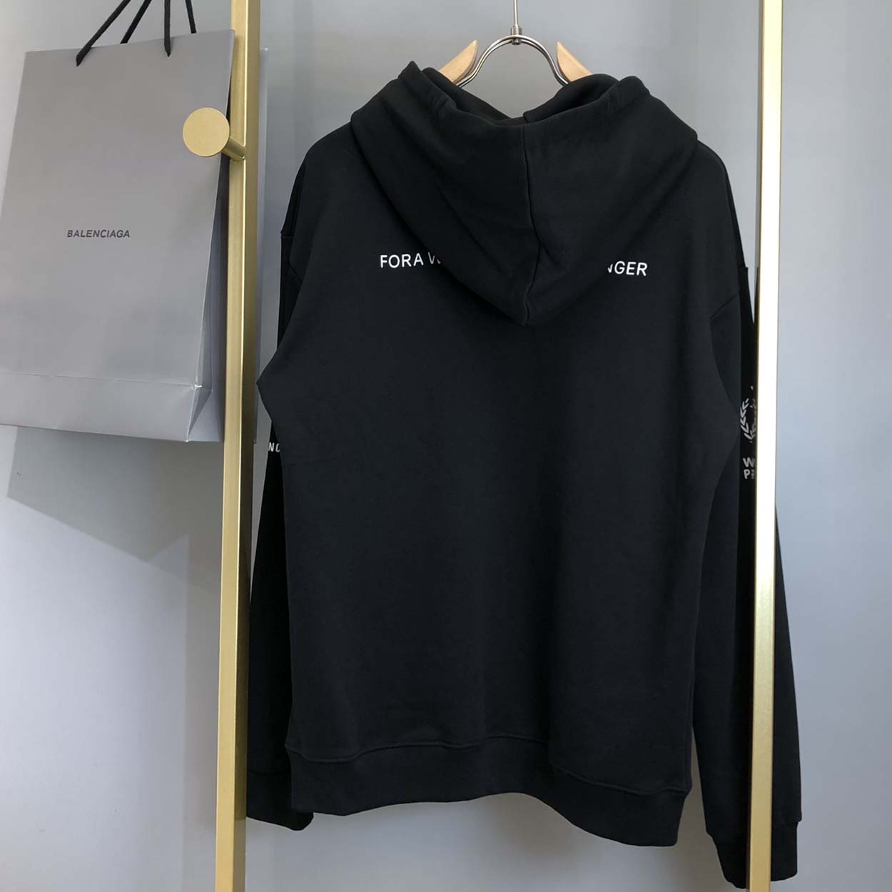 Balenciaga WFP Food Alphabet Hoodie - DesignerGu