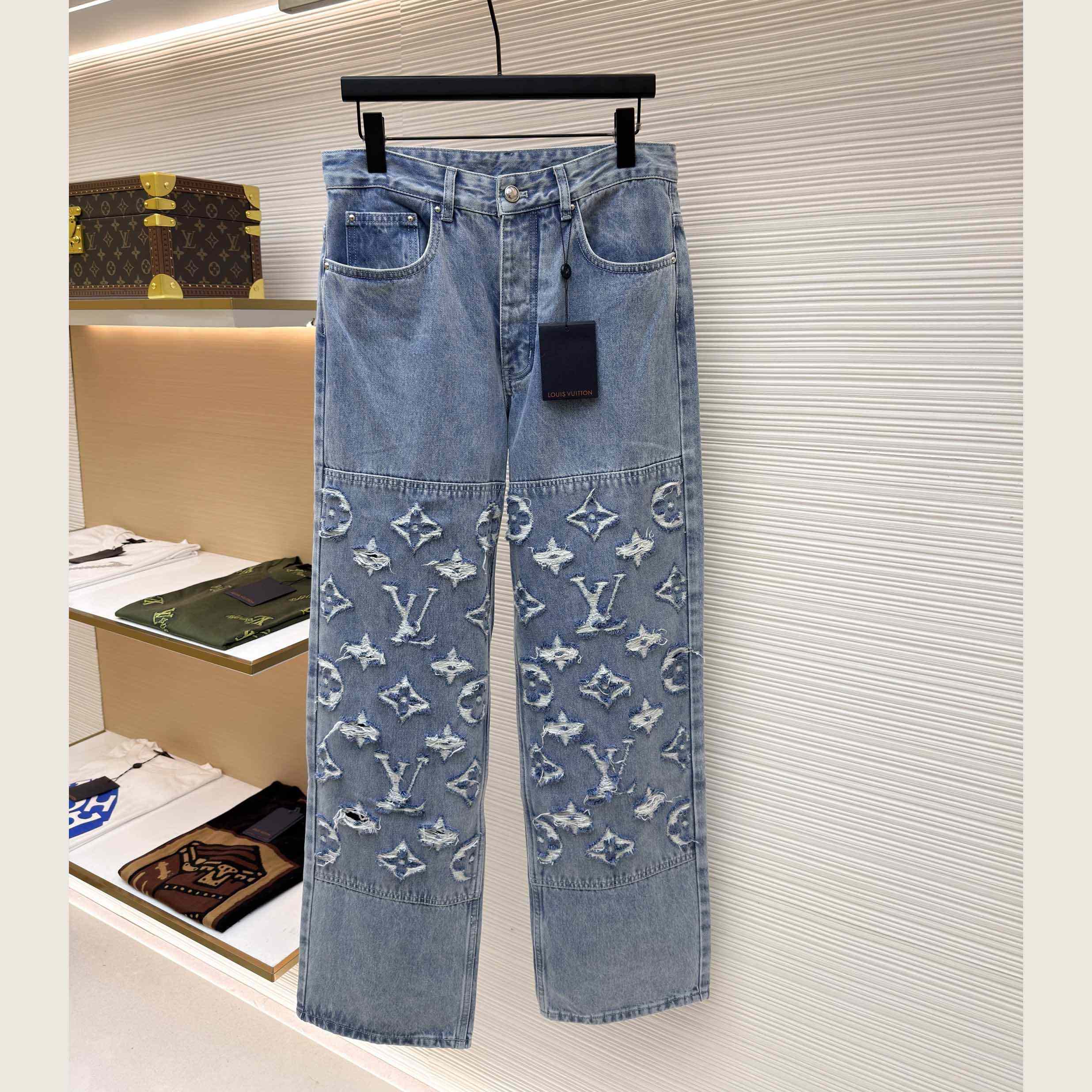 Louis Vuitton Denim Skate Jeans - DesignerGu