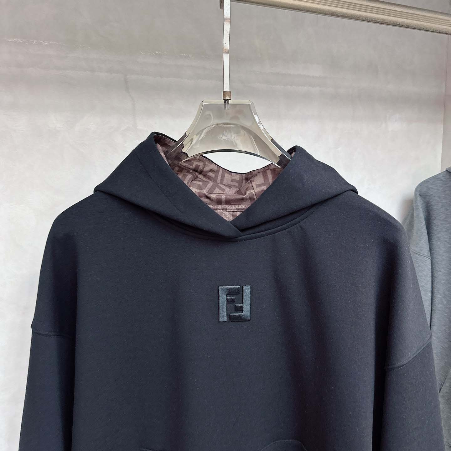Fendi Black Cotton Sweatshirt - DesignerGu