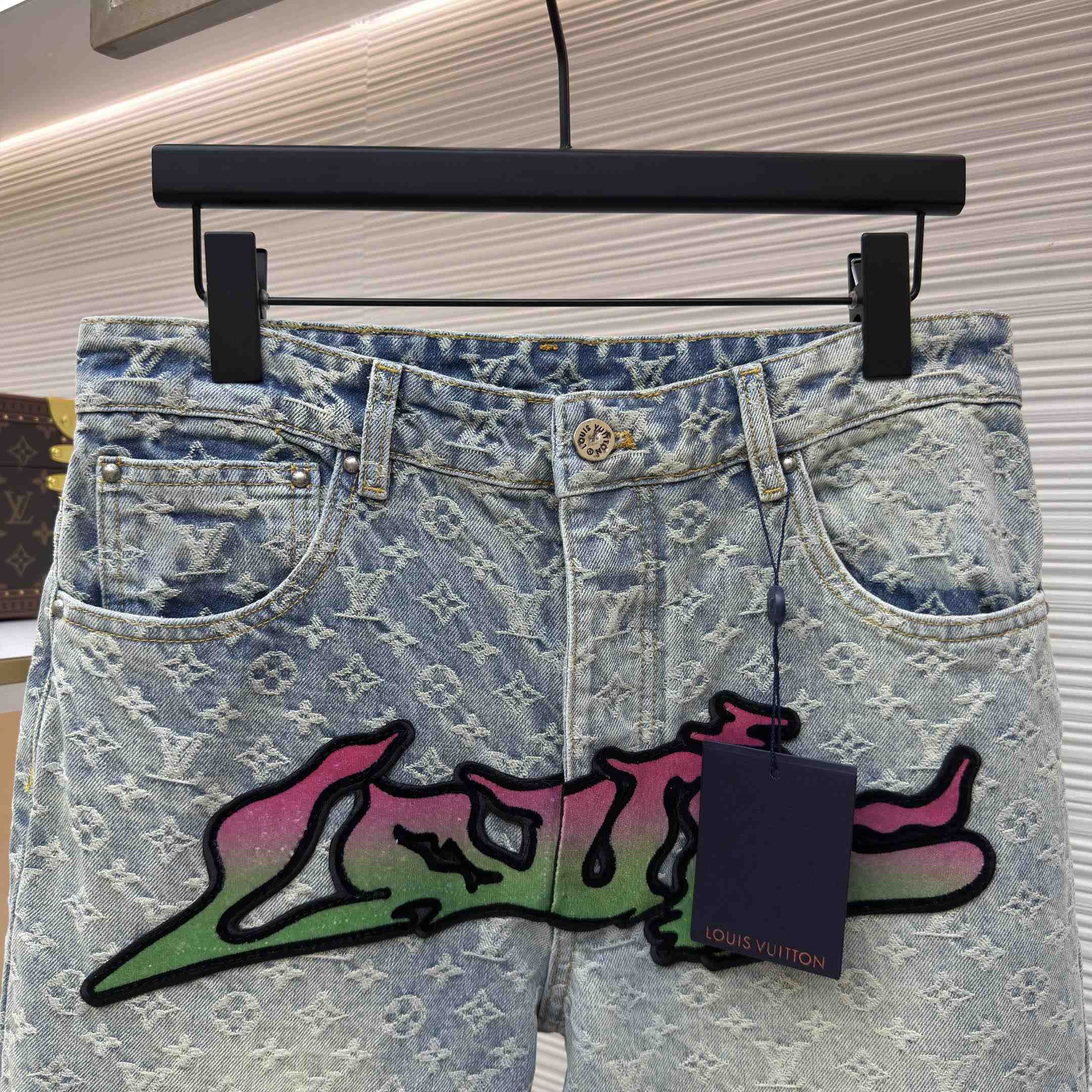 Louis Vuitton Baggy Denim Pants - DesignerGu
