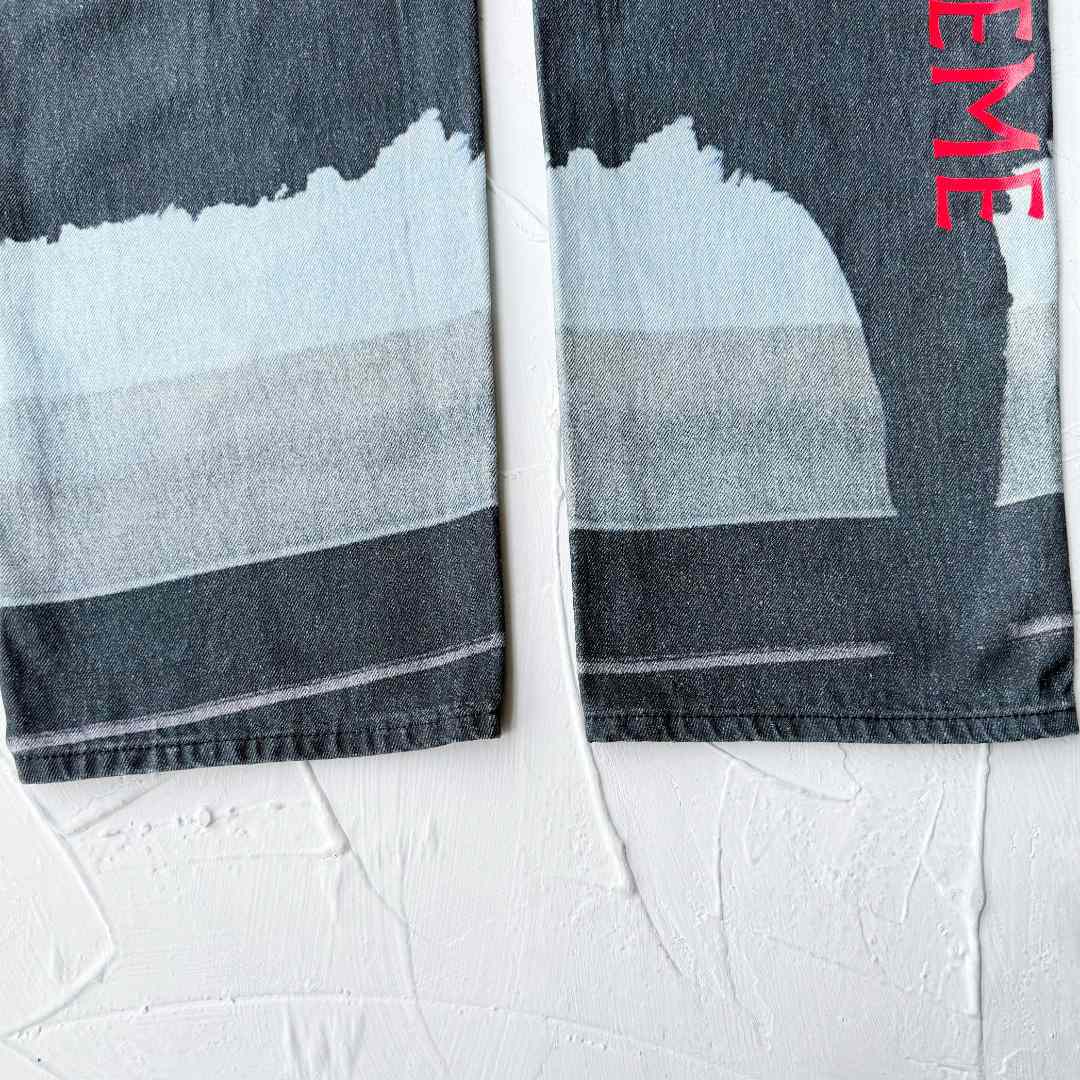 Supreme x Damien Hirst Painter Jean 'Black' - DesignerGu